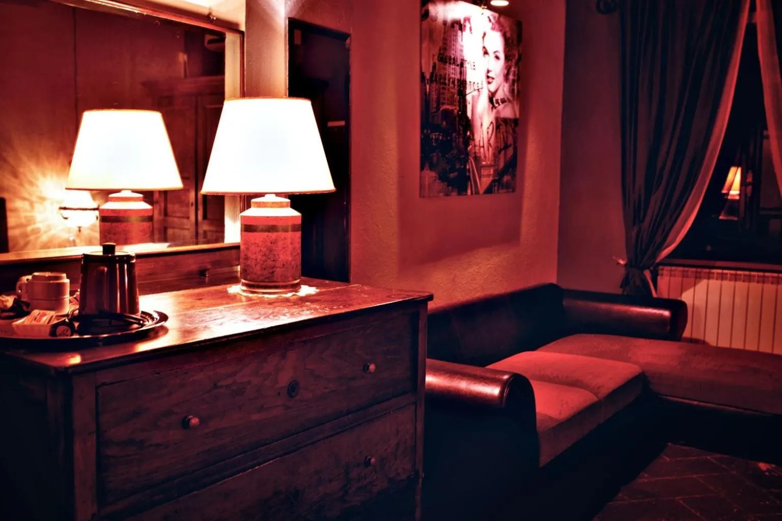 Seating area in Almanuda Naturist Village