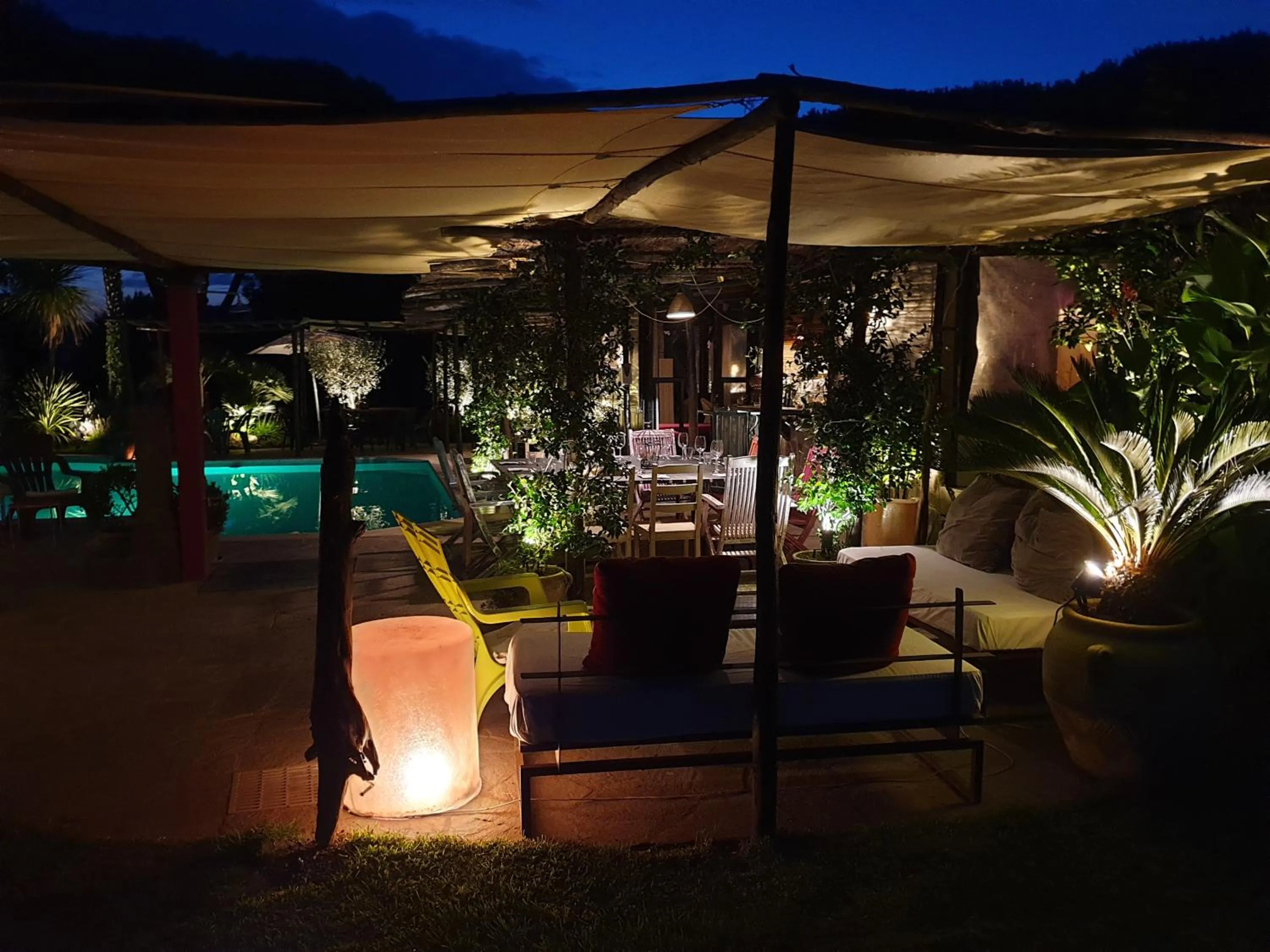 Patio in Almanuda Naturist Village