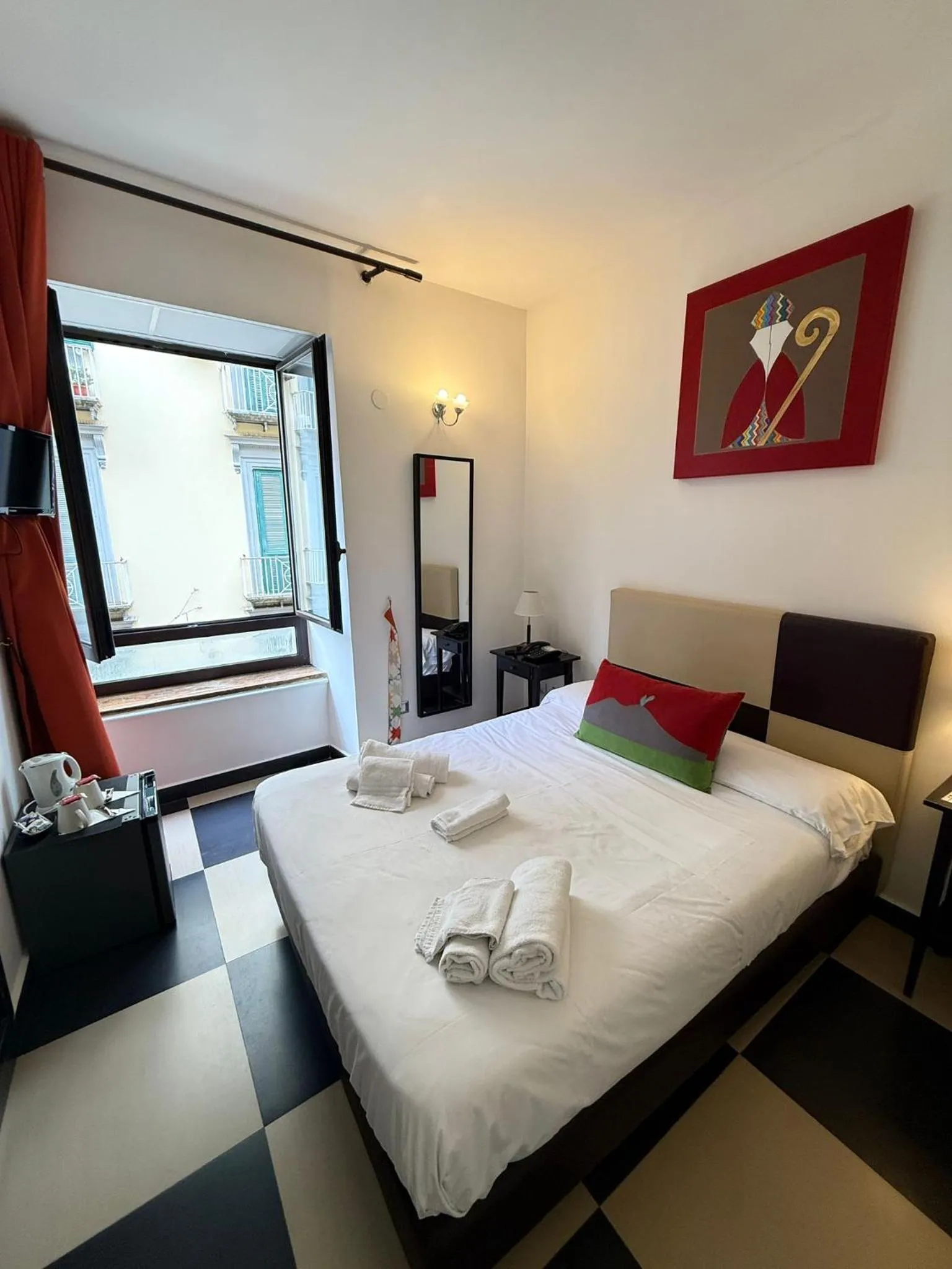 Bed in Hotel Plebiscito Aparthotel