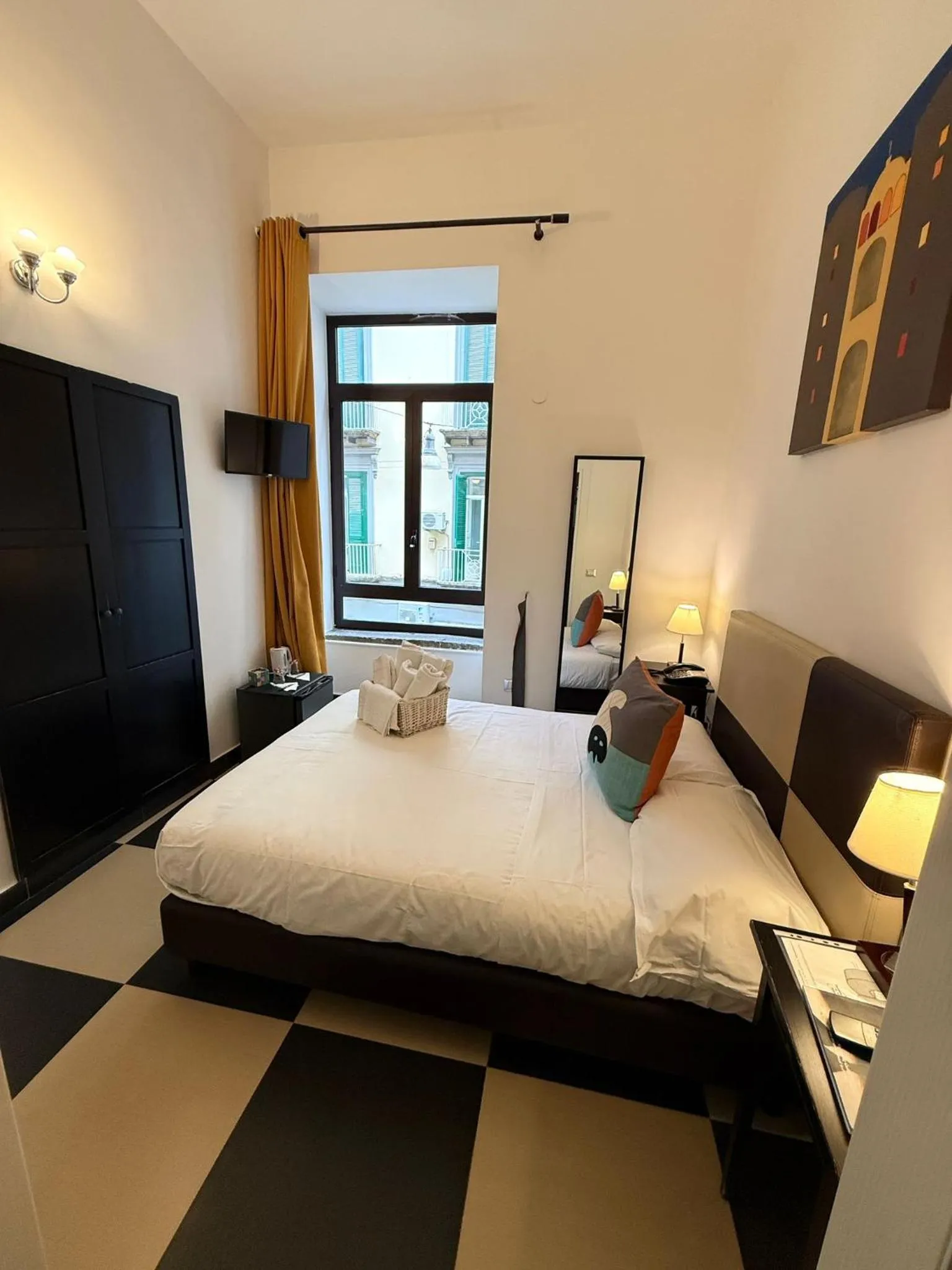 Bed in Hotel Plebiscito Aparthotel