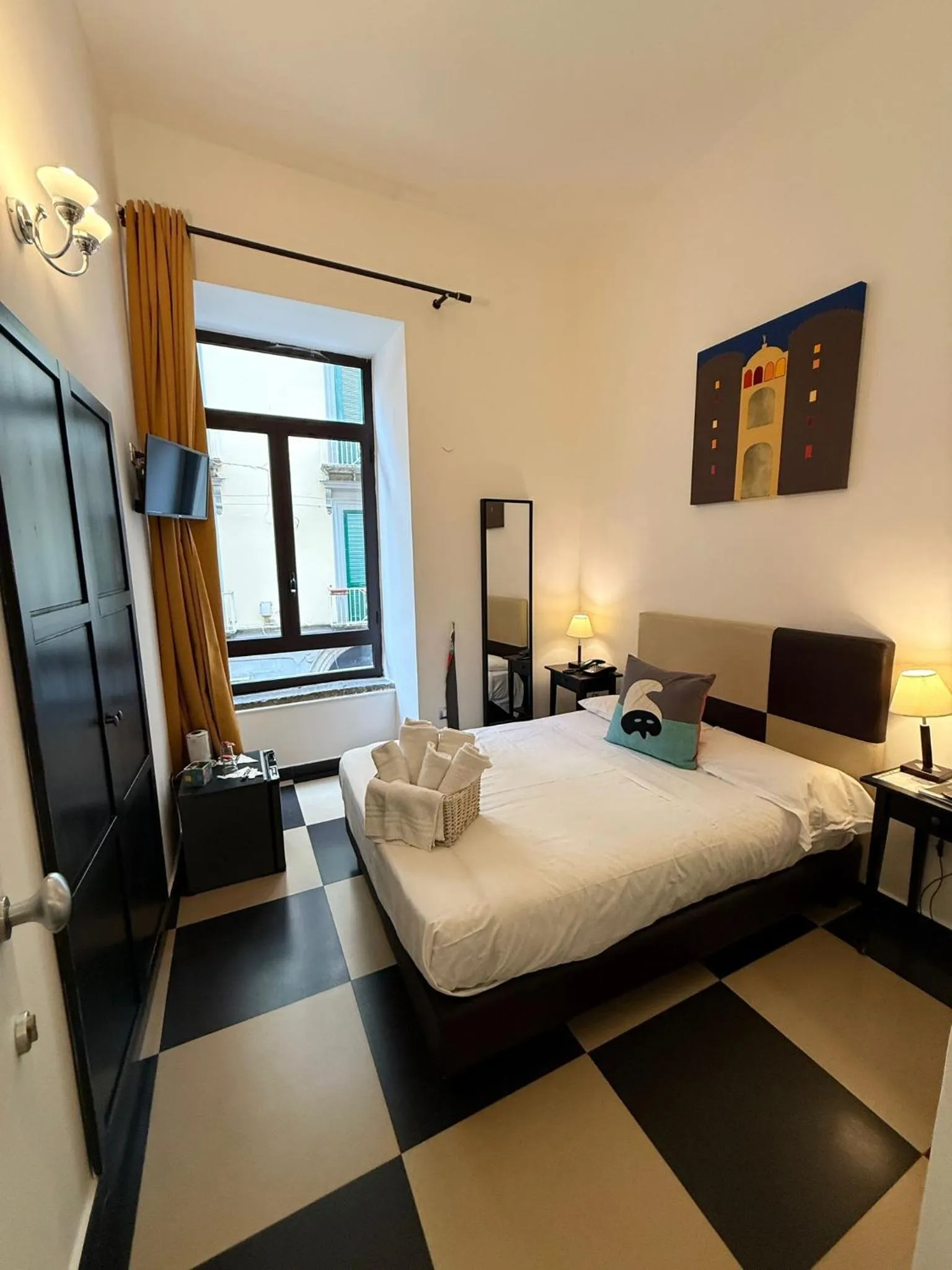 Bed in Hotel Plebiscito Aparthotel