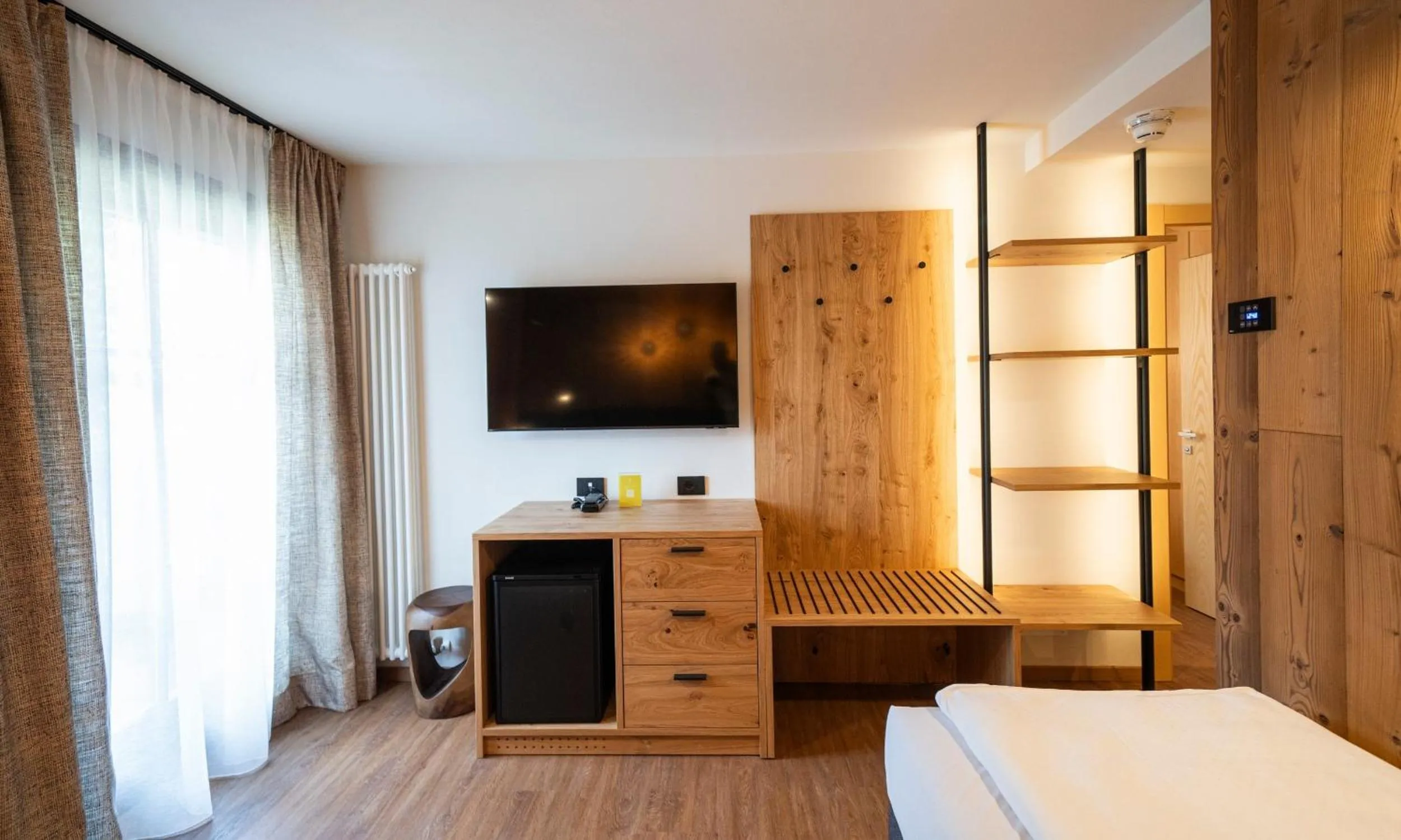 Living room, Bed in Garni Aritz