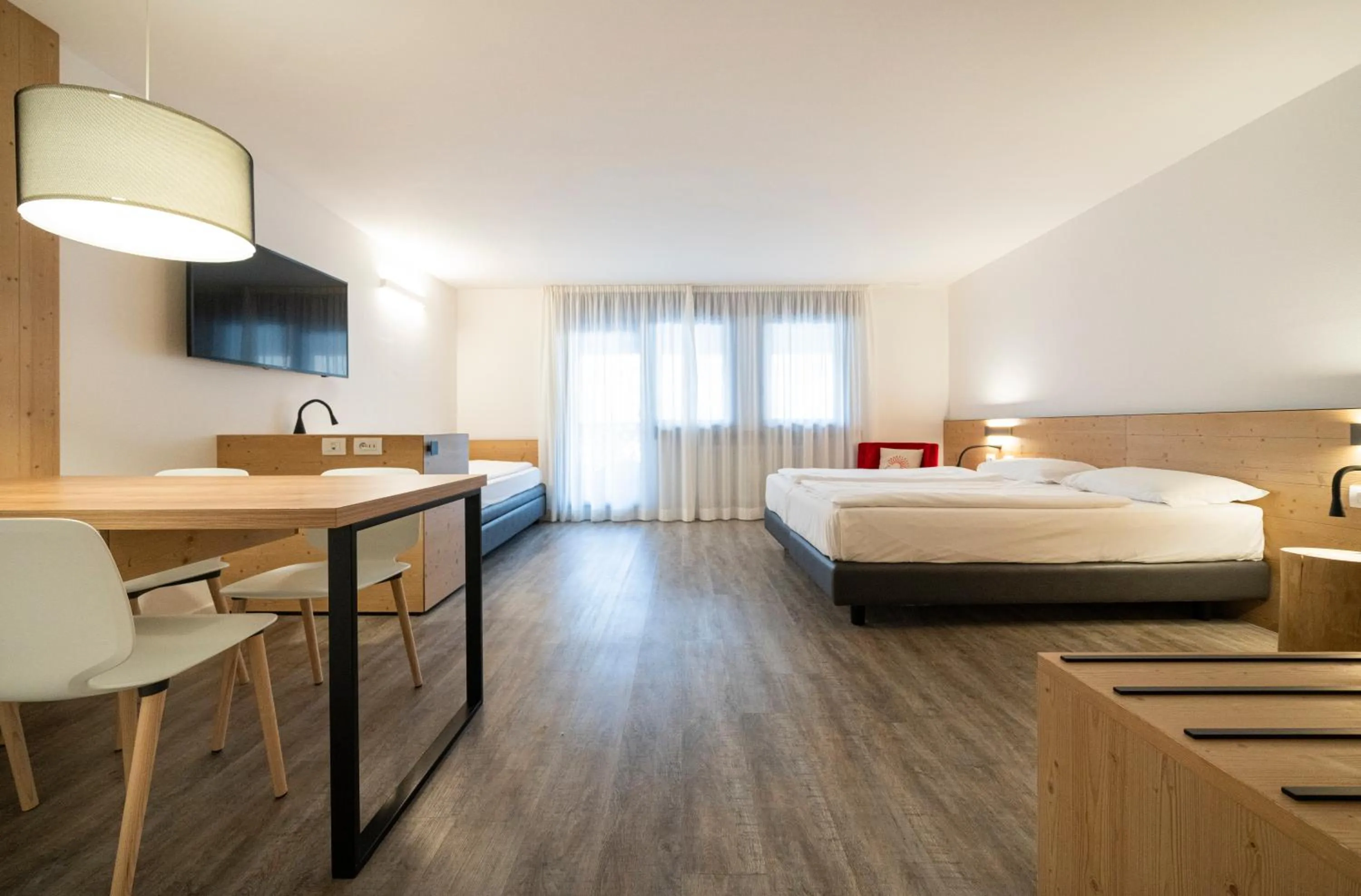 Photo of the whole room, Bed in Residence Lastei