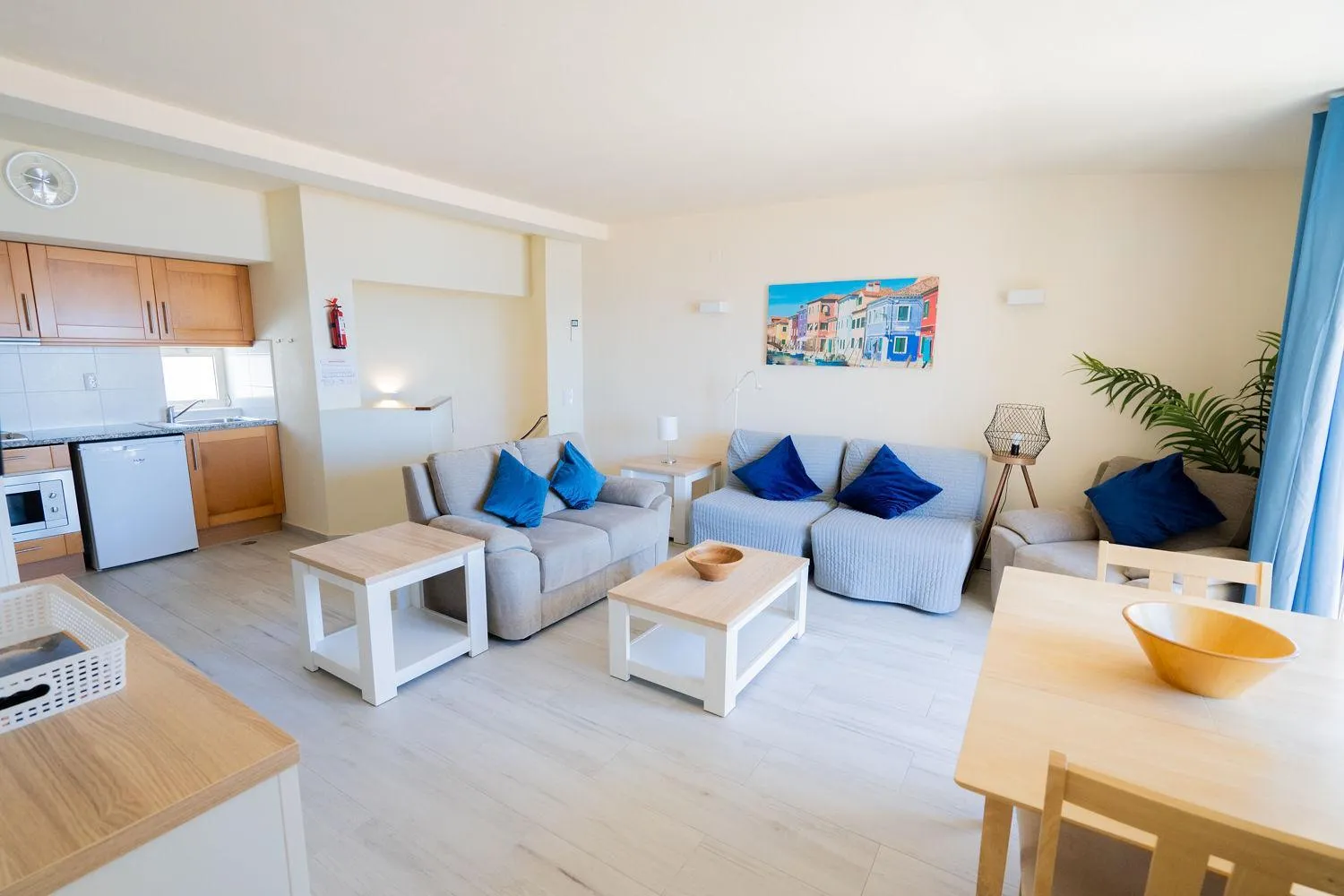 Living room in Luz Beach Apartments