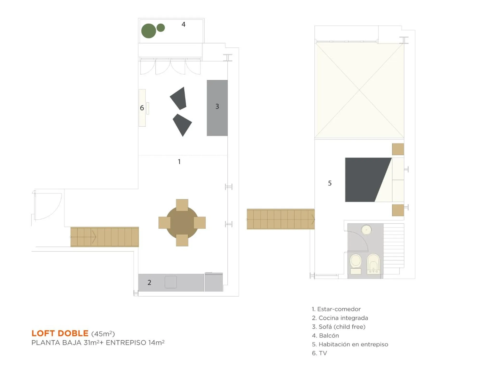 Floor plan in HTL 9 de Julio BsAs