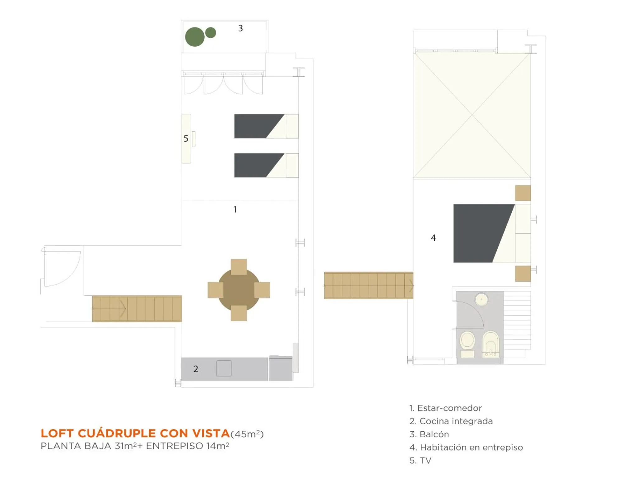 Floor plan in HTL 9 de Julio BsAs