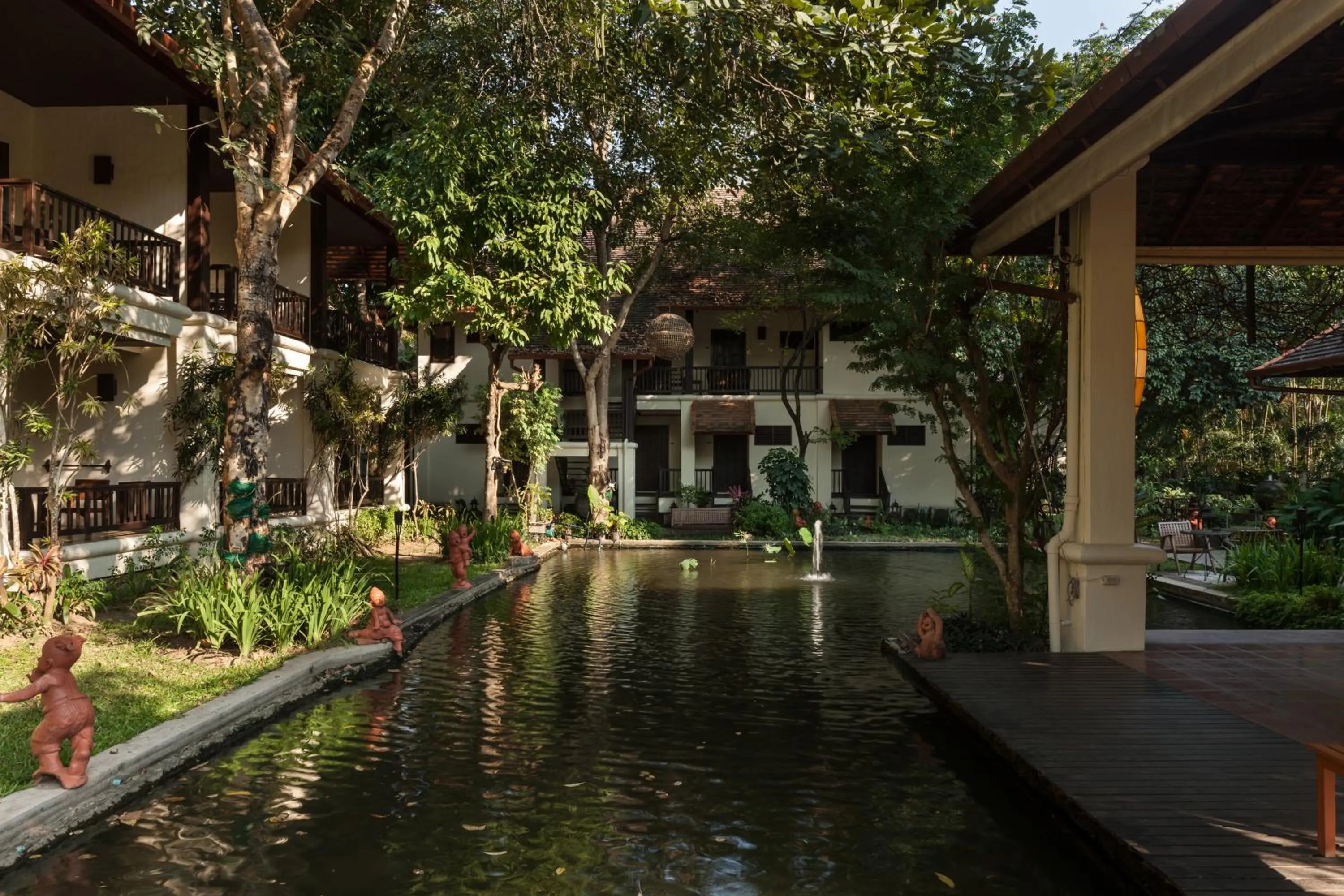 Lake view in Lanna Dusita Riverside Boutique Resort