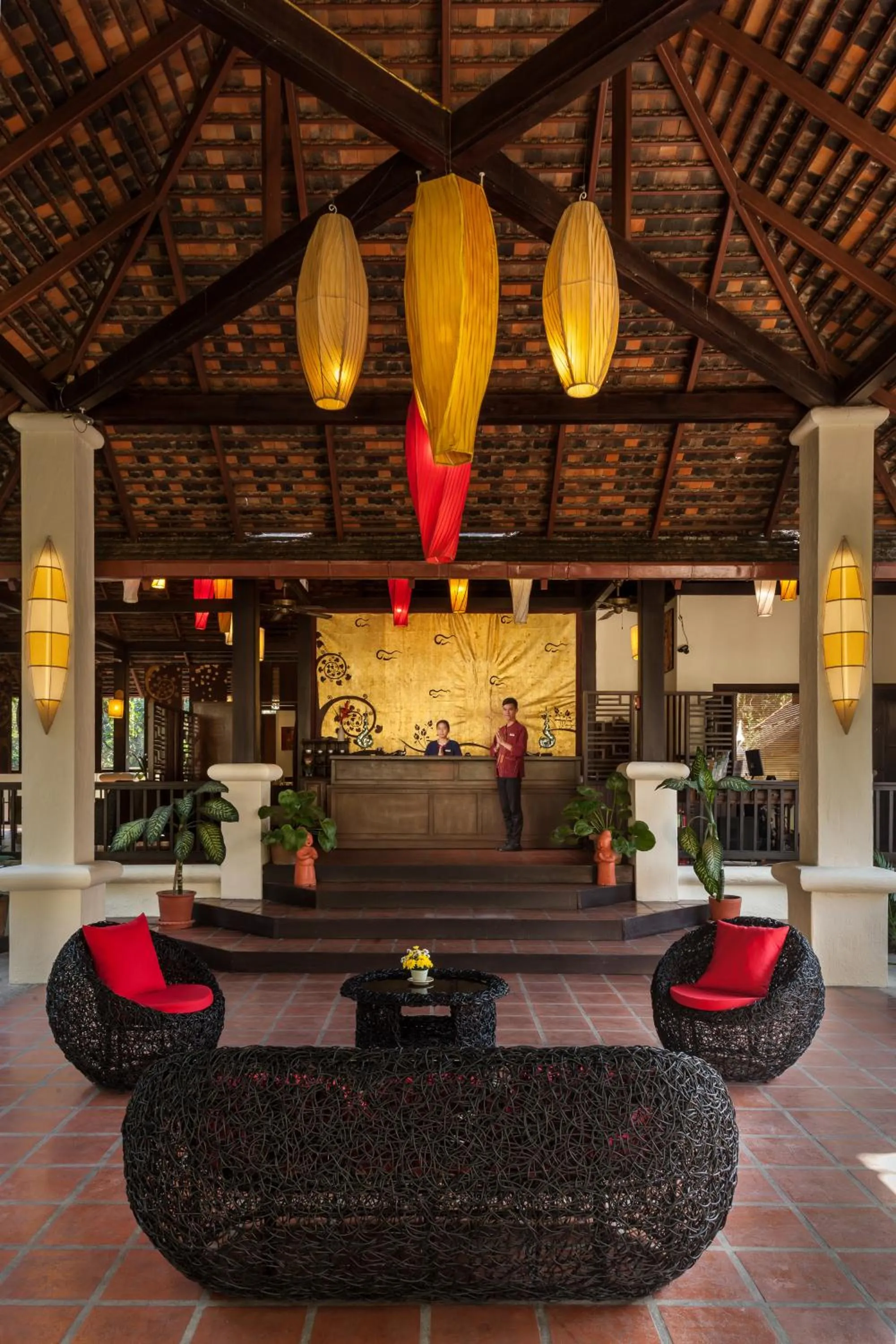 Lobby or reception in Lanna Dusita Riverside Boutique Resort