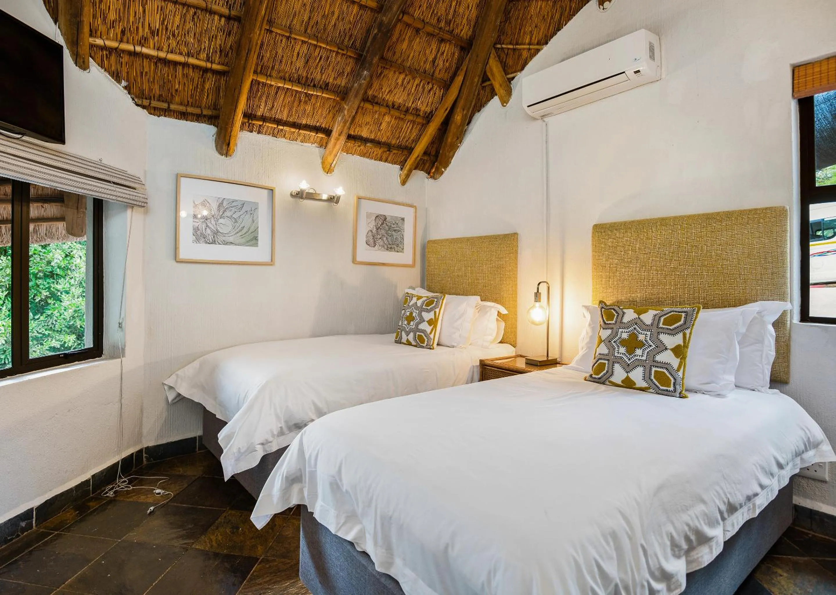 Bed in Jozini Tiger Lodge & Spa by Dream Resorts
