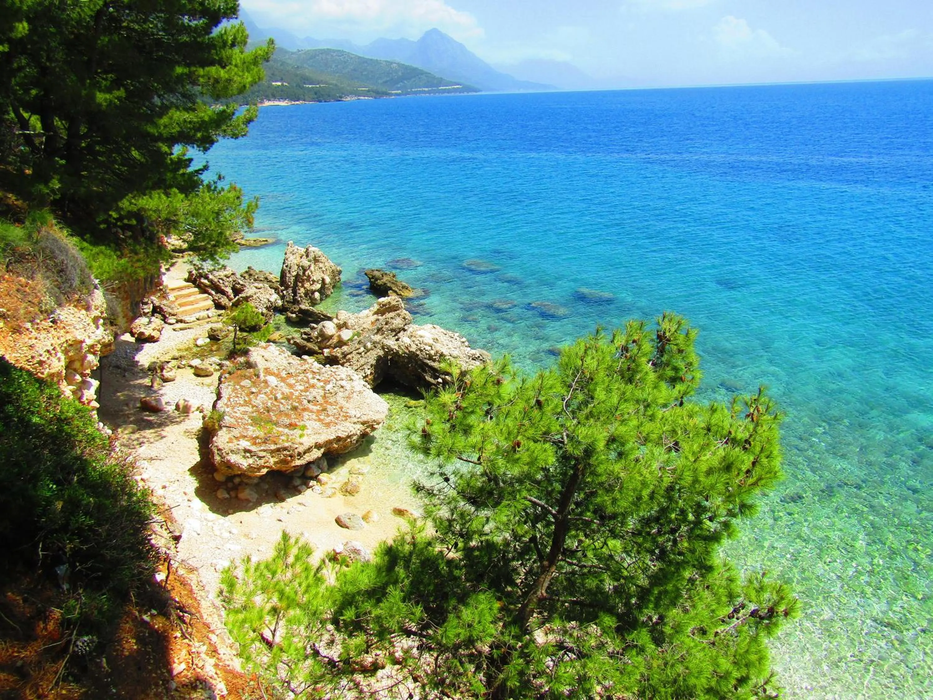 Beach in Victoria Mobilhome Camping Dole-Živogošče