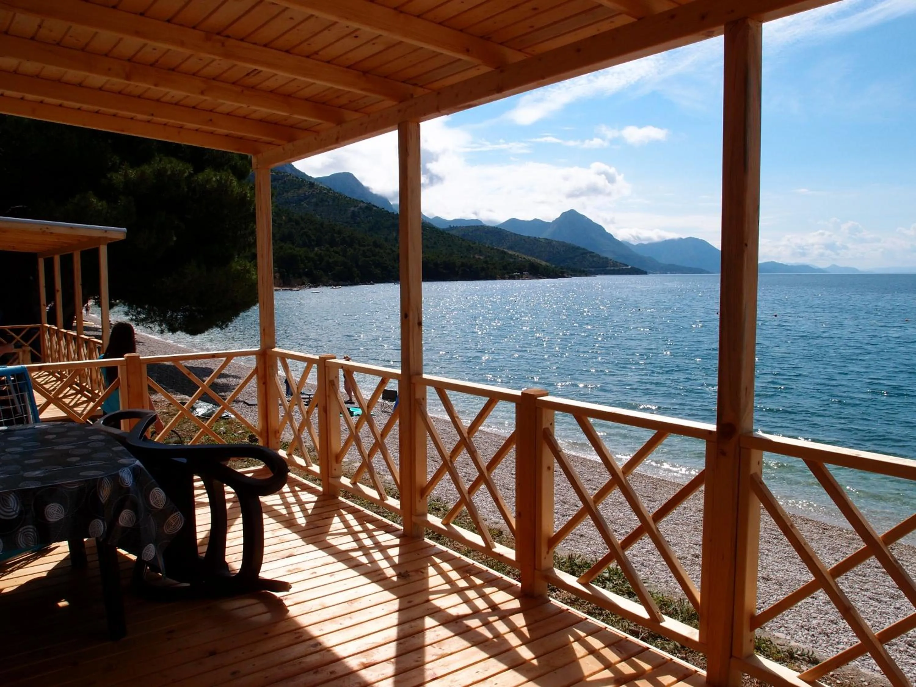Balcony/Terrace in Victoria Mobilhome Camping Dole-Živogošče