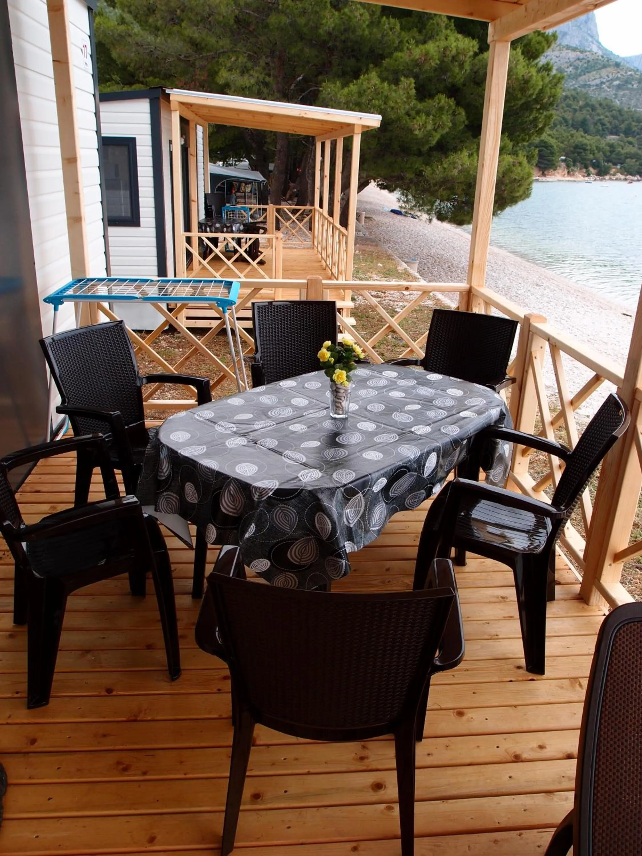 Balcony/Terrace in Victoria Mobilhome Camping Dole-Živogošče