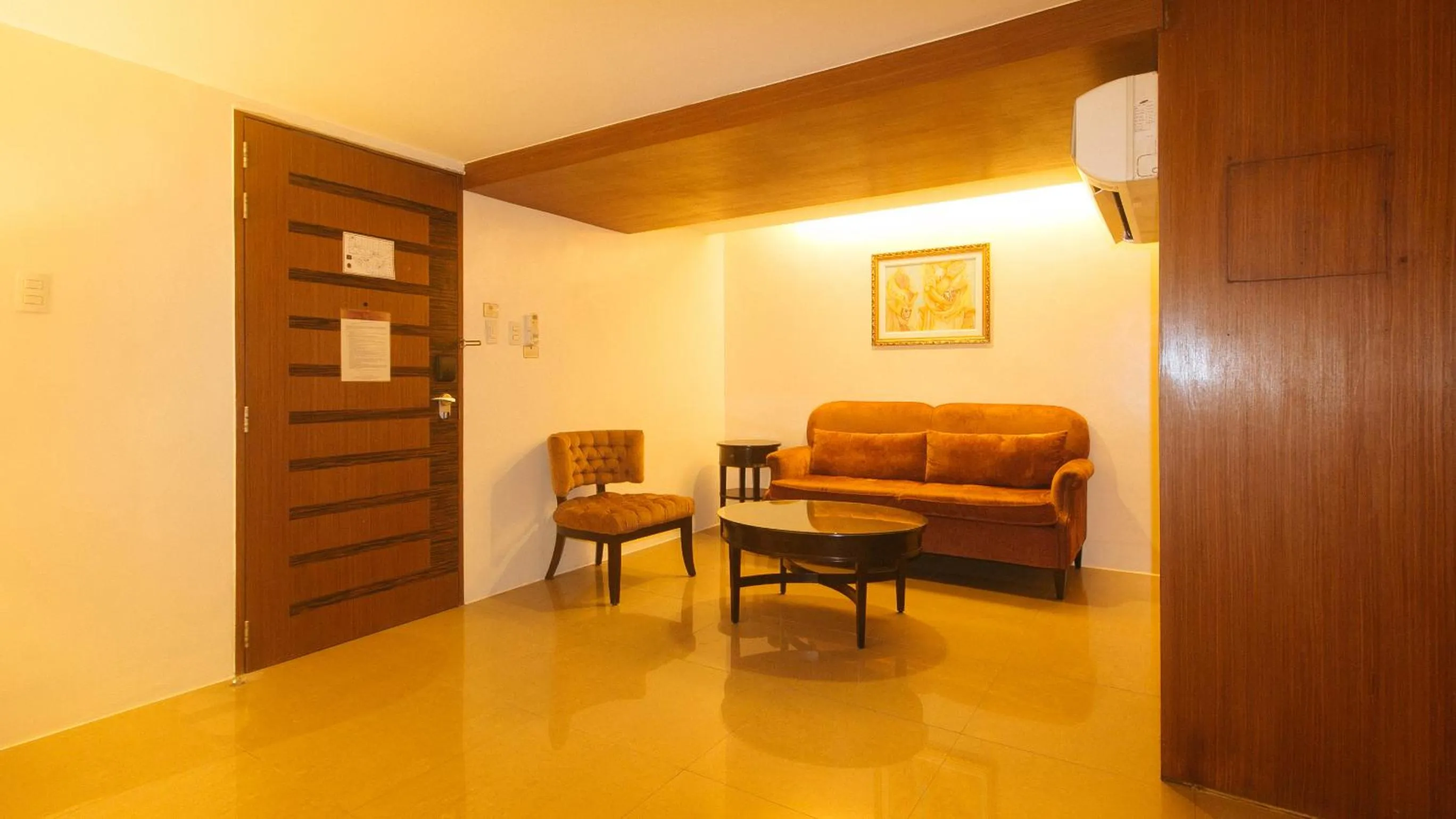 Living room in Torre Venezia Suites