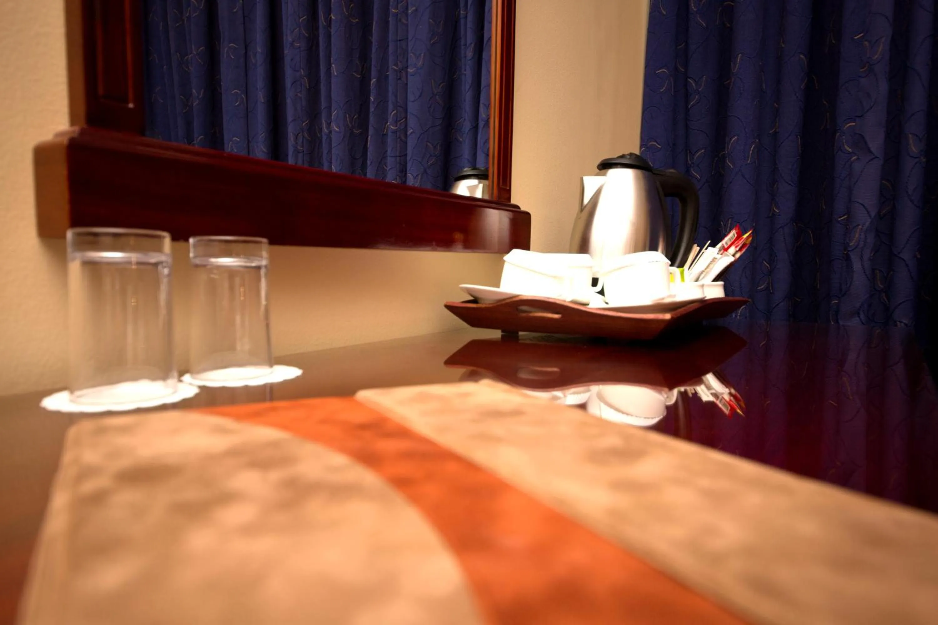 Decorative detail, Bed in Mount Royal Hotel