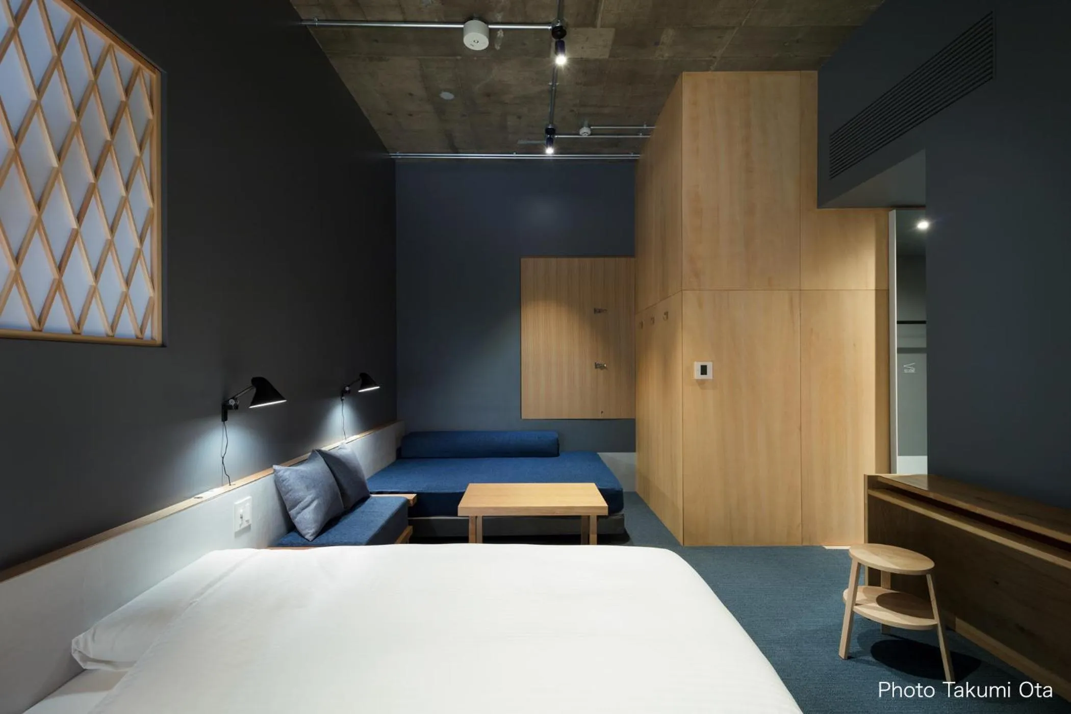 Bed in KUMU Kanazawa by THE SHARE HOTELS