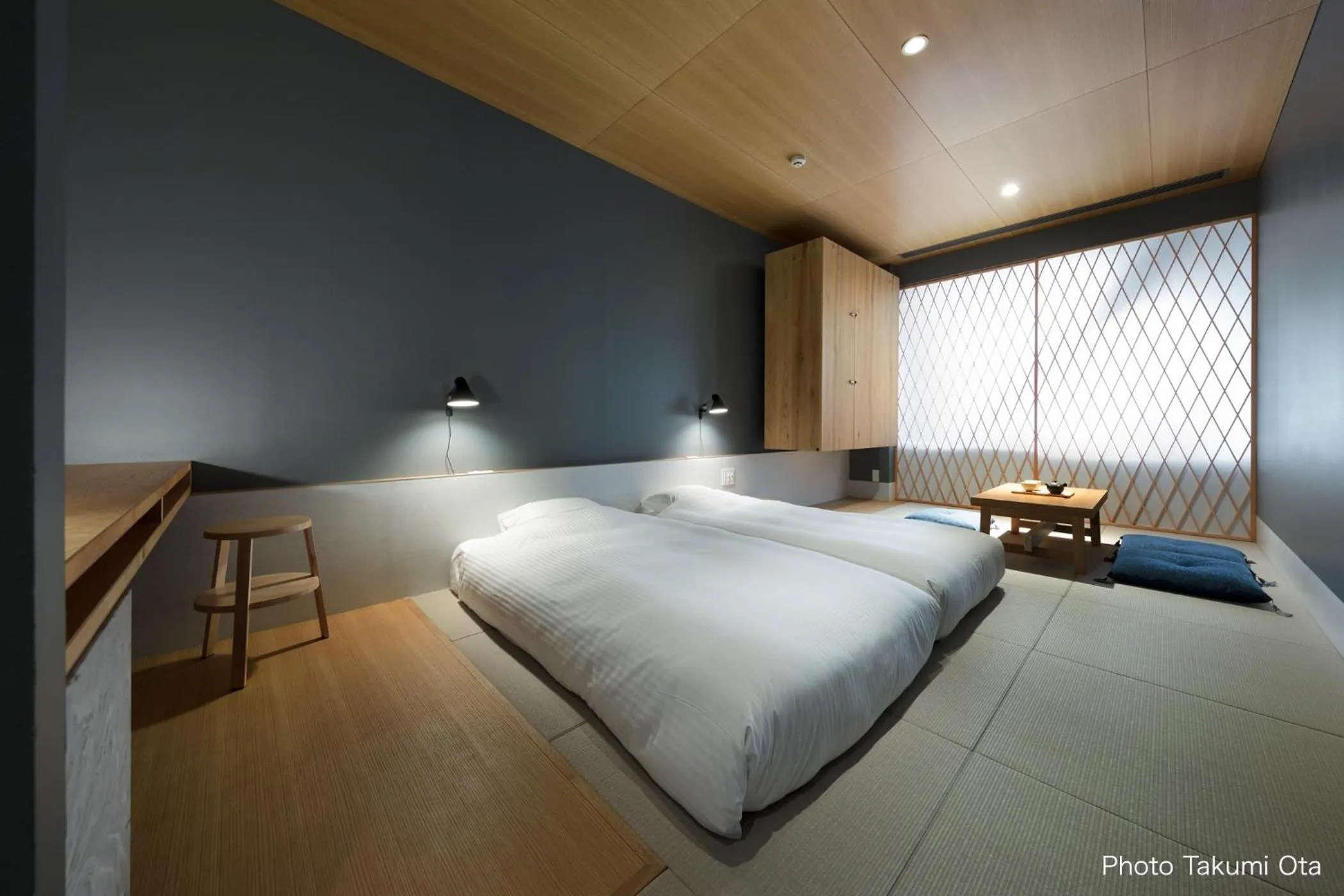 Bed in KUMU Kanazawa by THE SHARE HOTELS