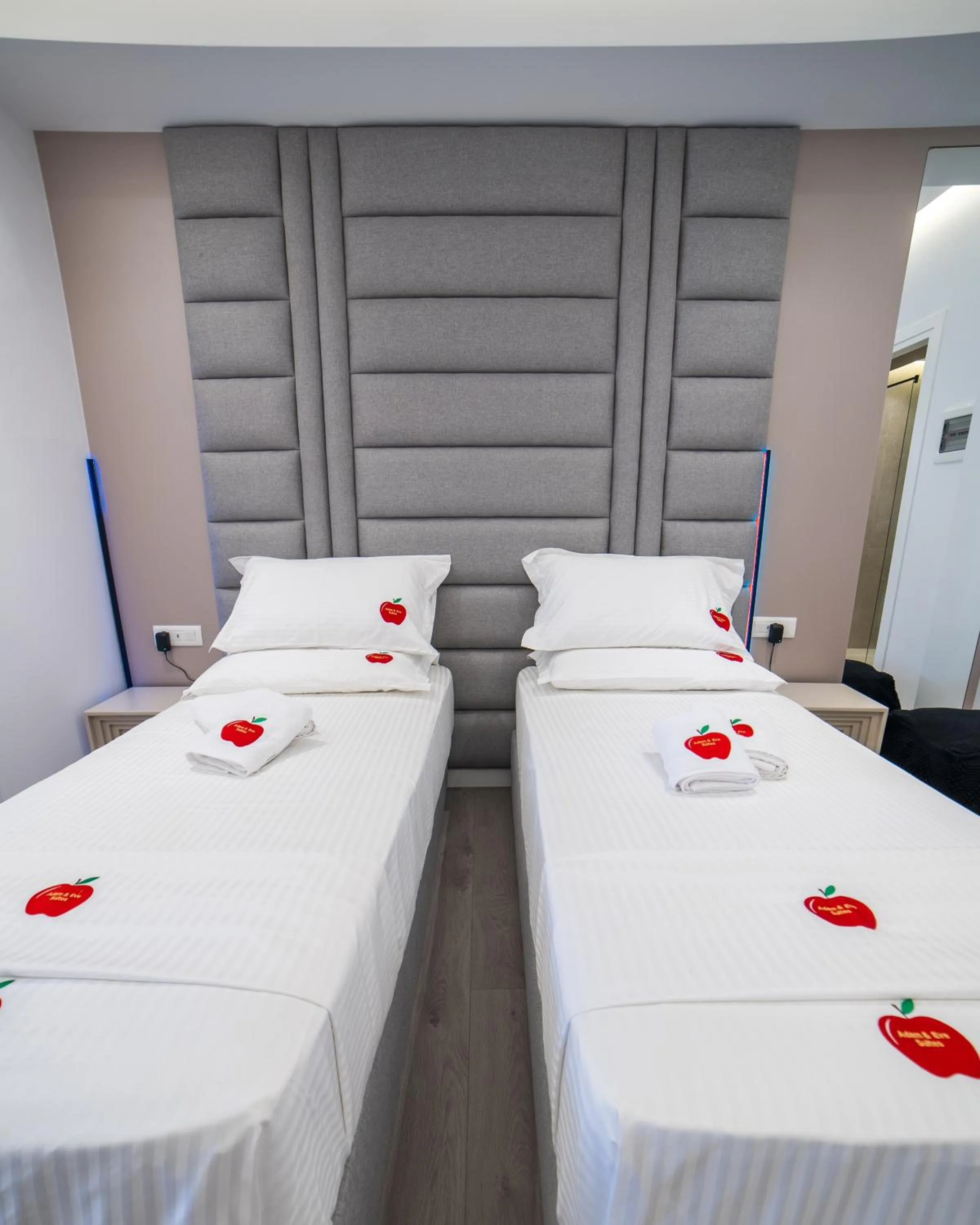 Bed in Adam & Eve Suites