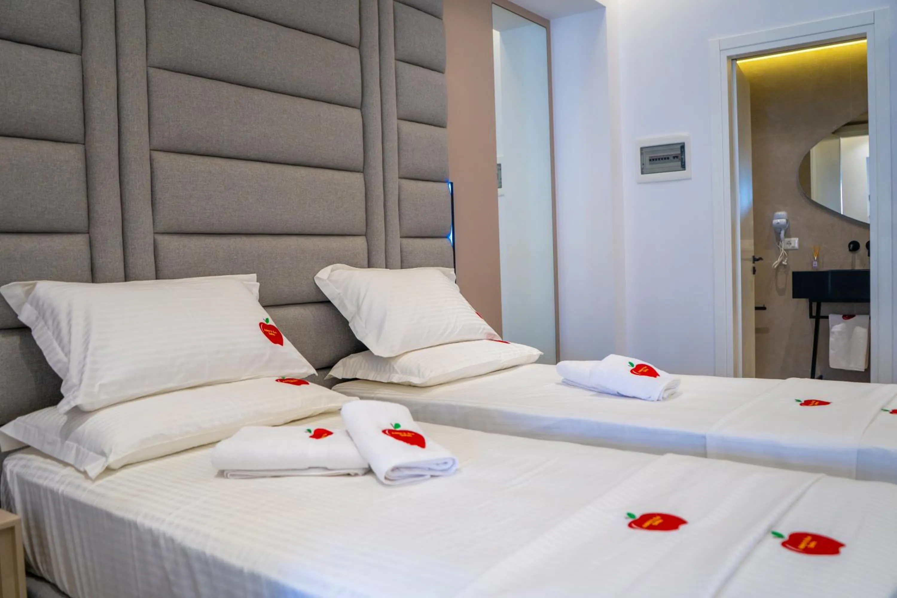 Bed in Adam & Eve Suites