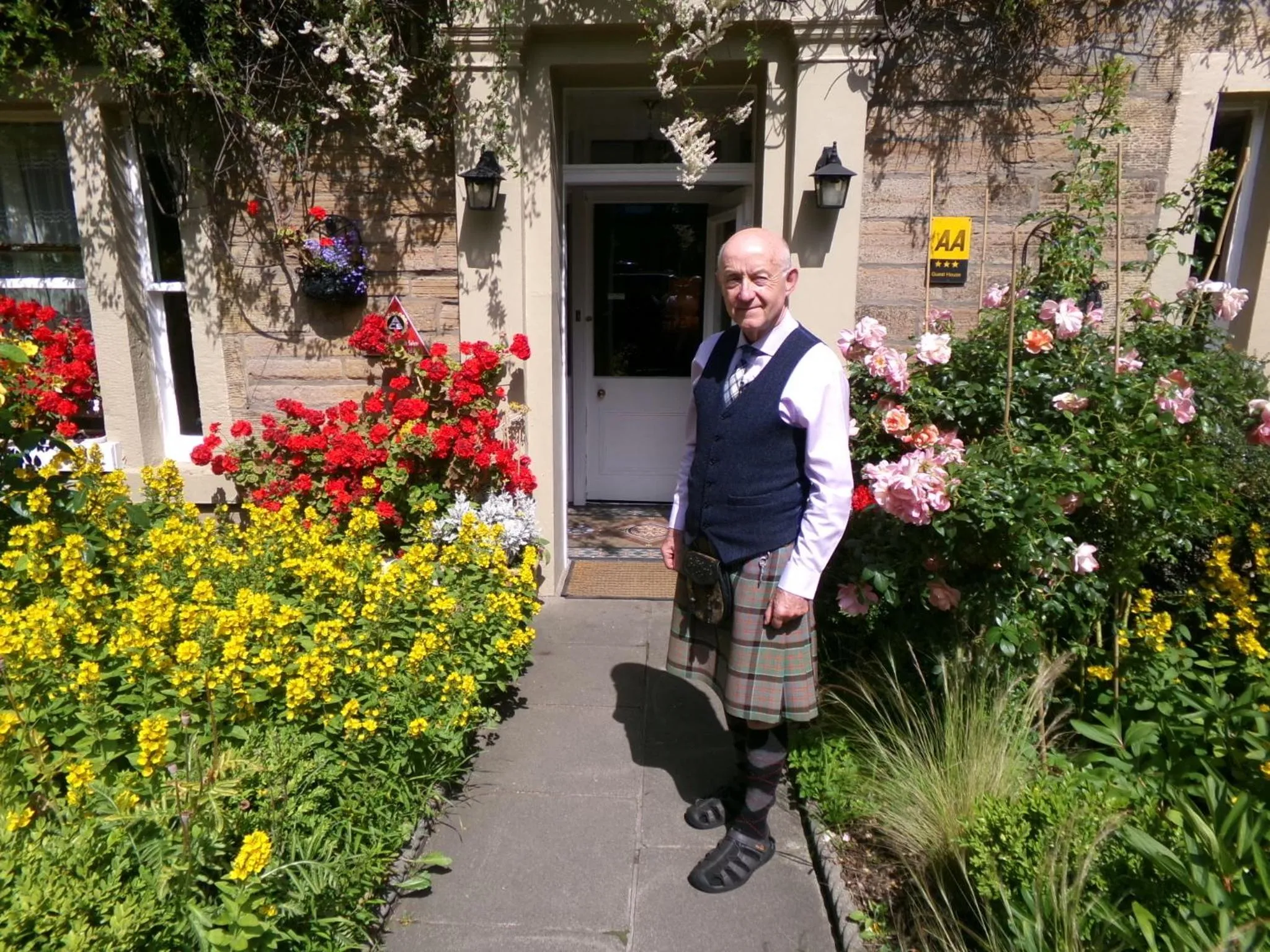 Garden in Averon Guest House