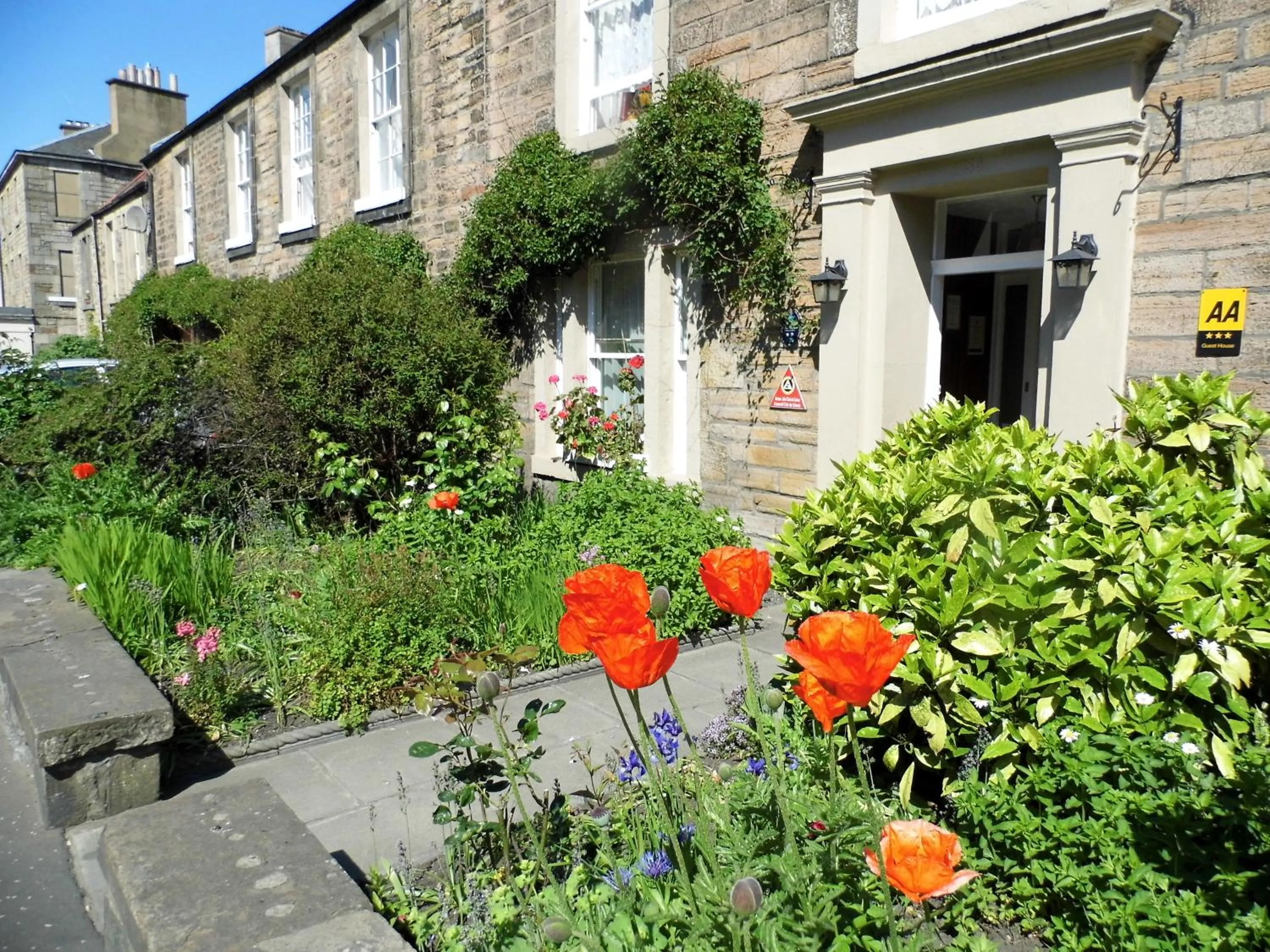 Garden view in Averon Guest House