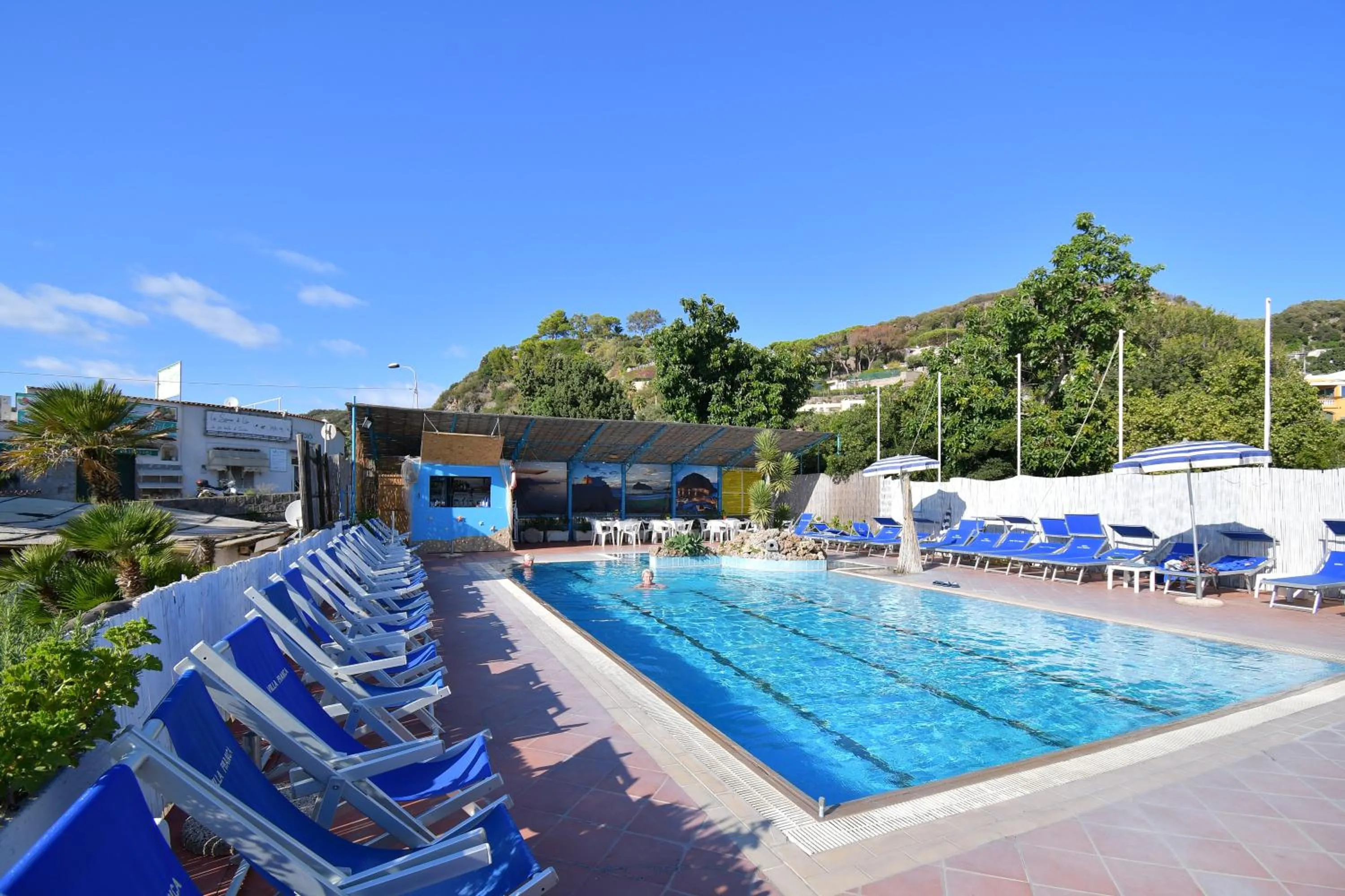 Swimming pool in Hotel Villa Franca