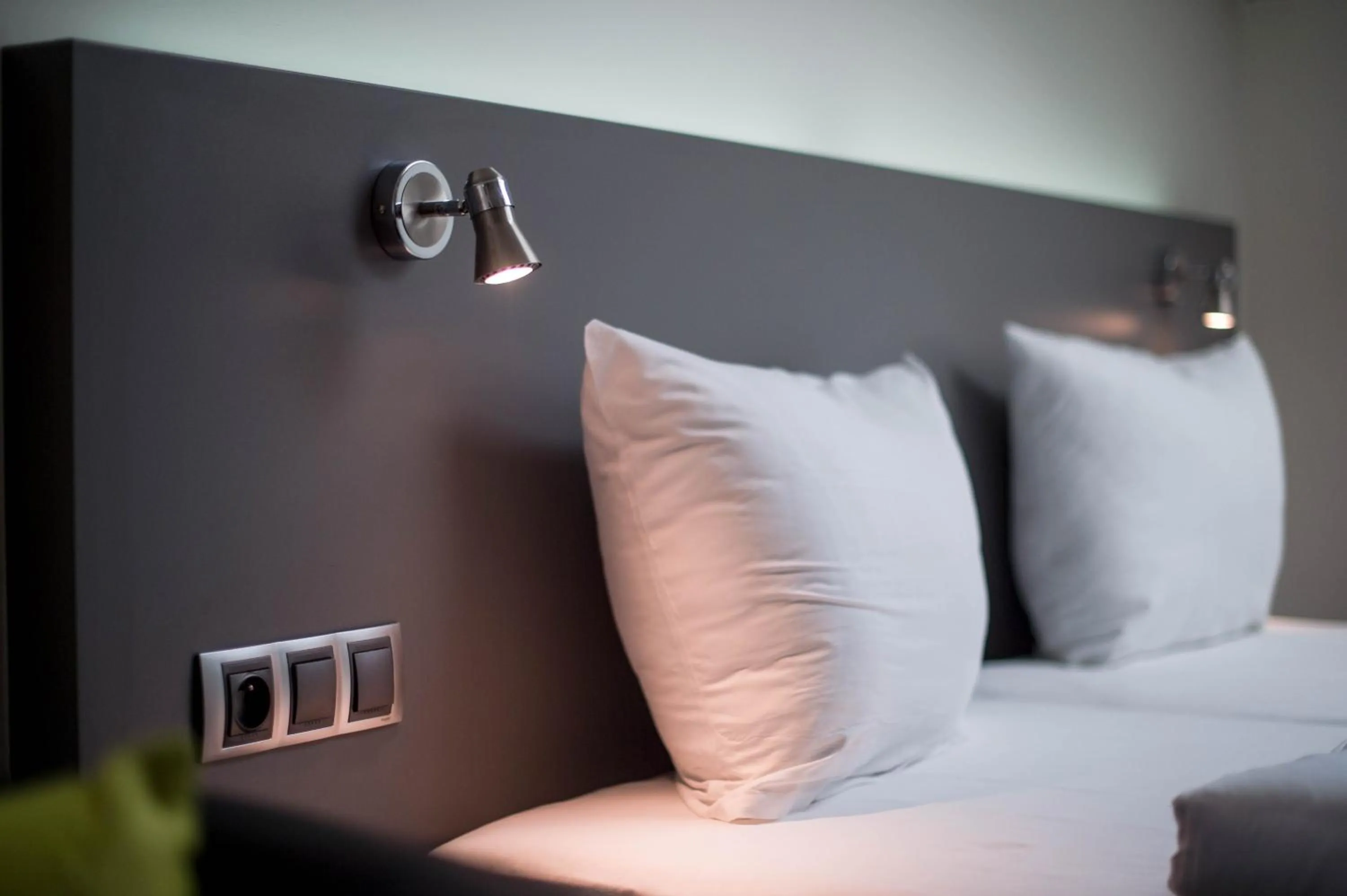 Bed in Hotel Herrmes