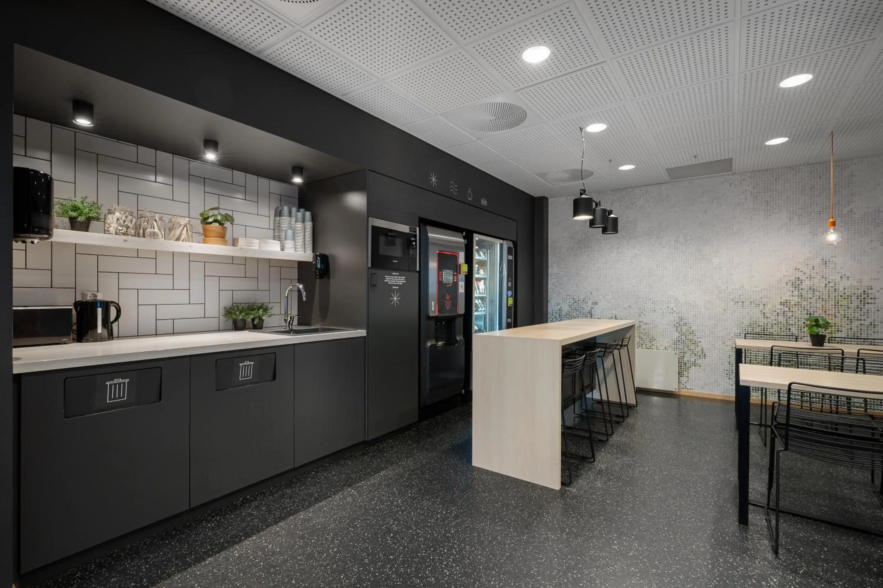 Communal kitchen in Citybox Bergen City