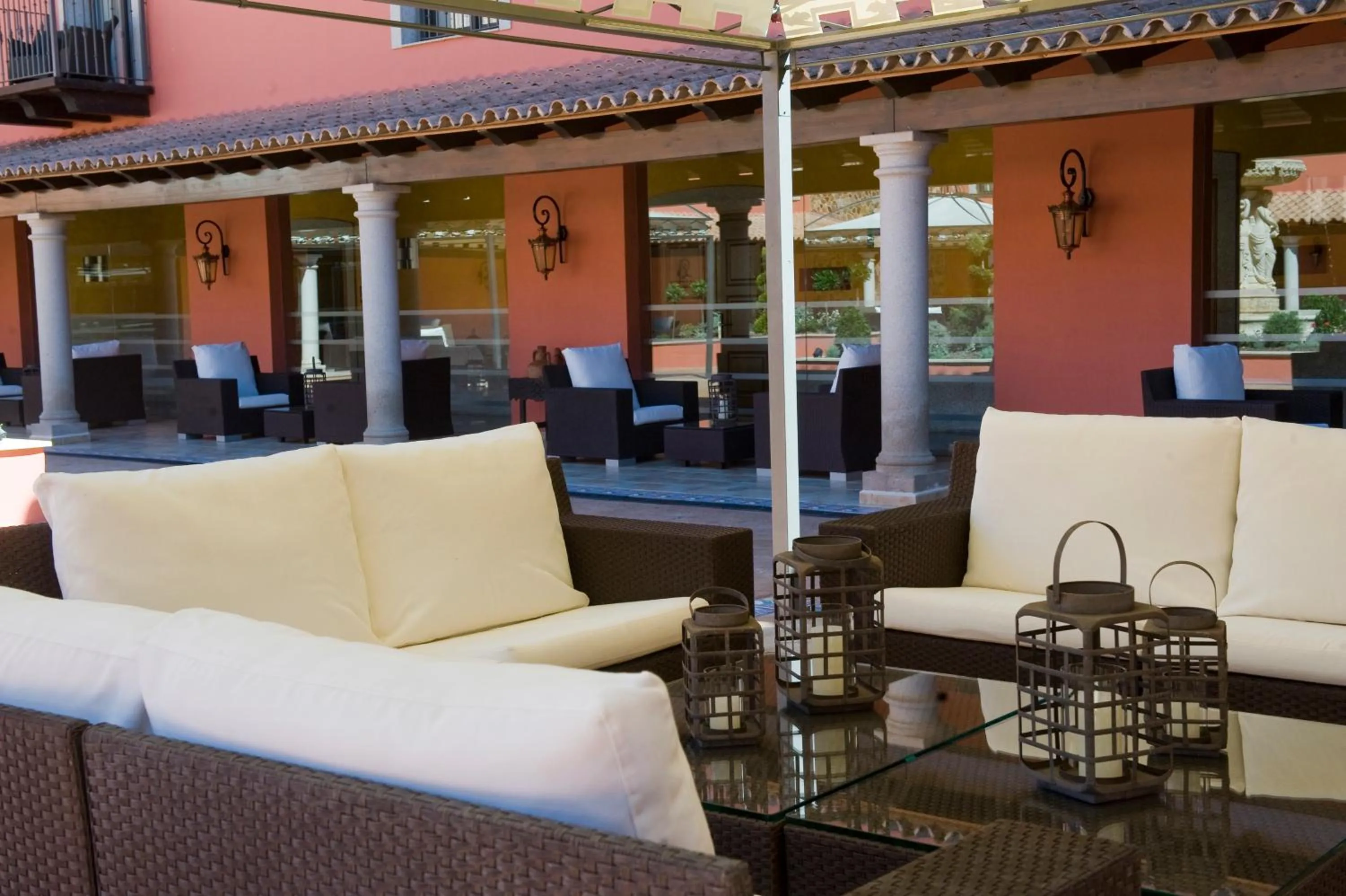 Patio in Hotel La Caminera Club de Campo