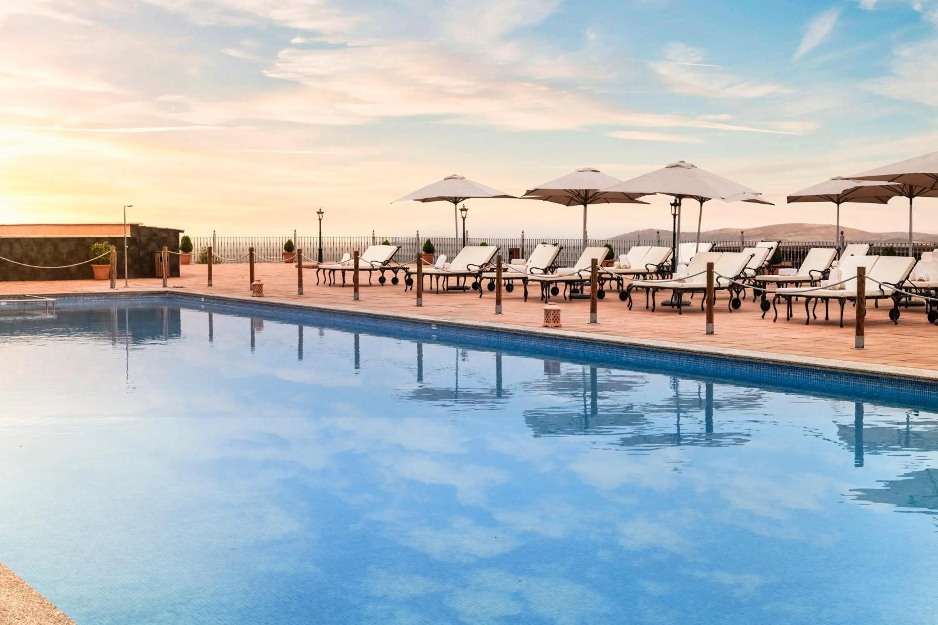 Pool view in Hotel La Caminera Club de Campo