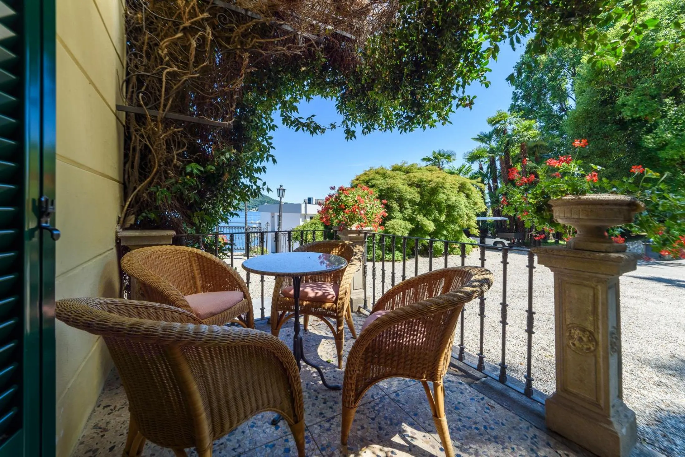 Patio in Hotel Villa Paradiso
