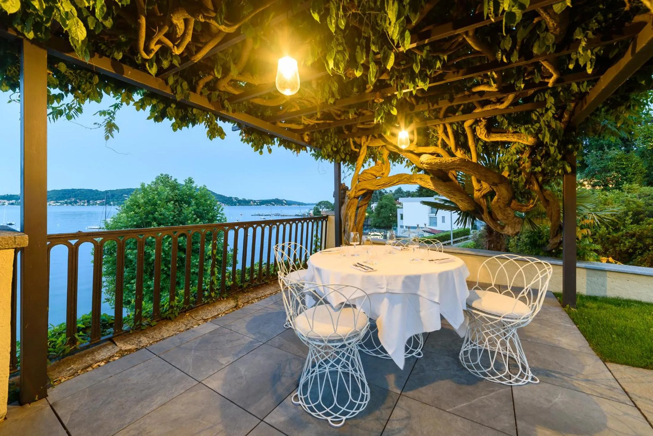 Patio in Hotel Villa Paradiso