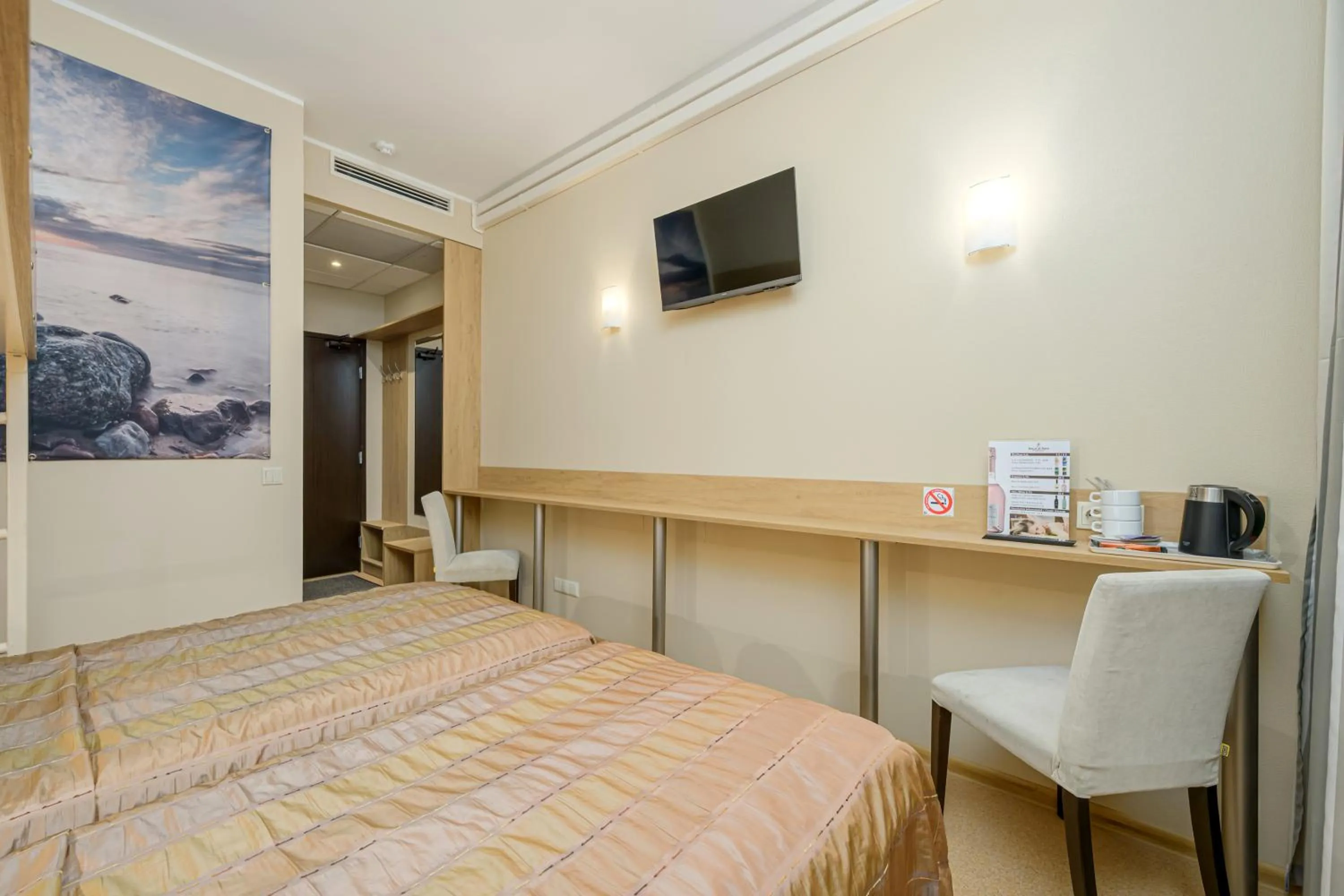 Bed in Hotel Rocca al Mare