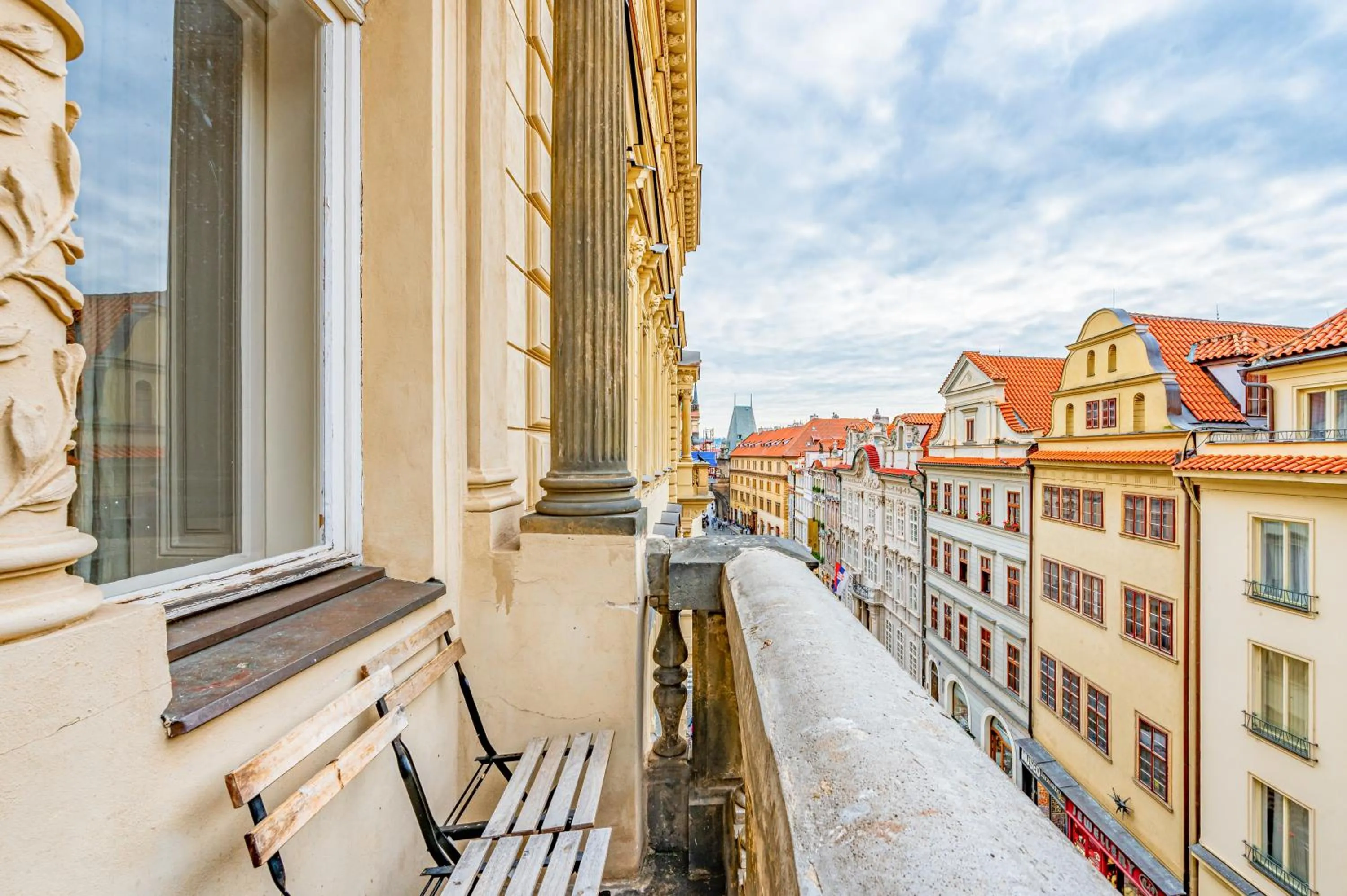 Balcony/Terrace in Malostranská Residence