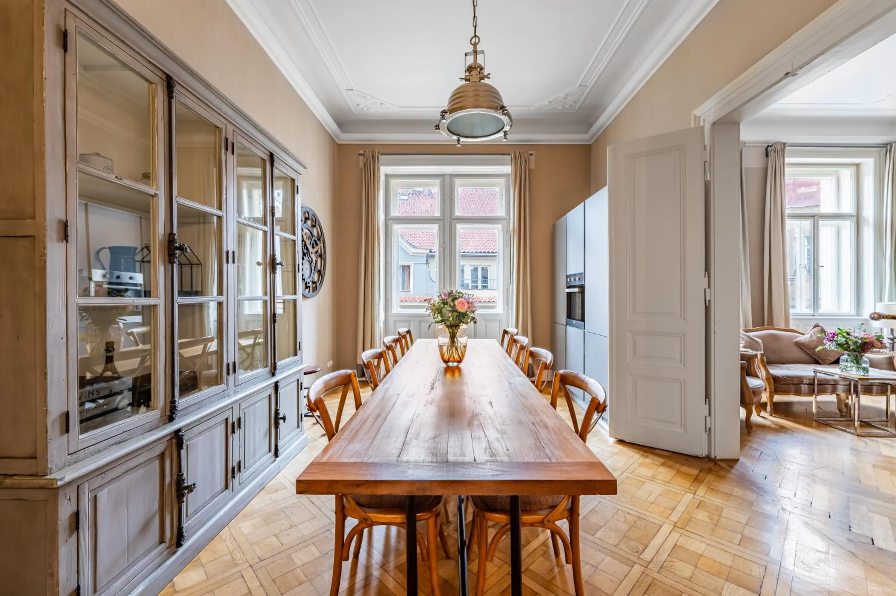 Dining area in Malostranská Residence