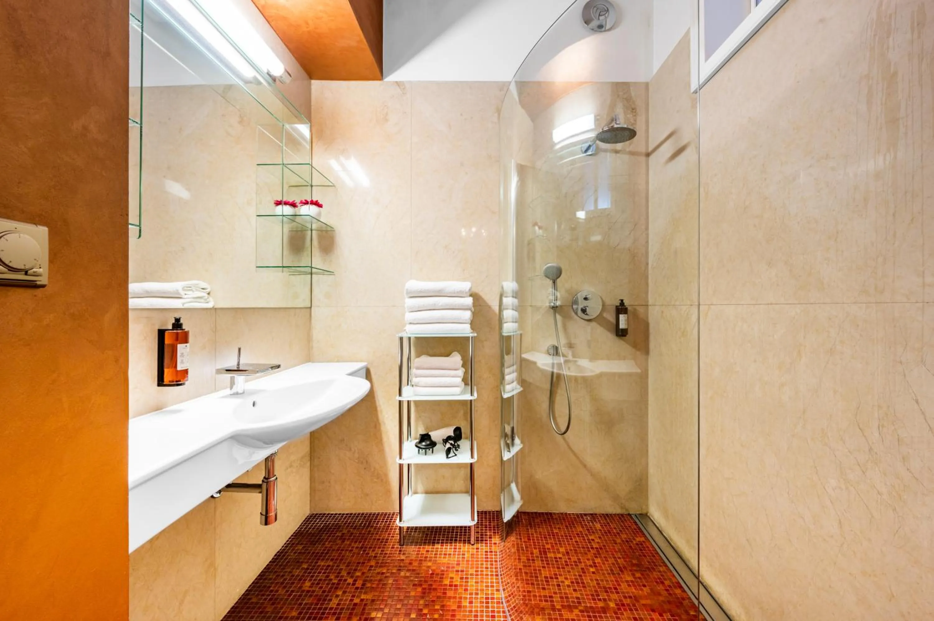 Shower in Malostranská Residence