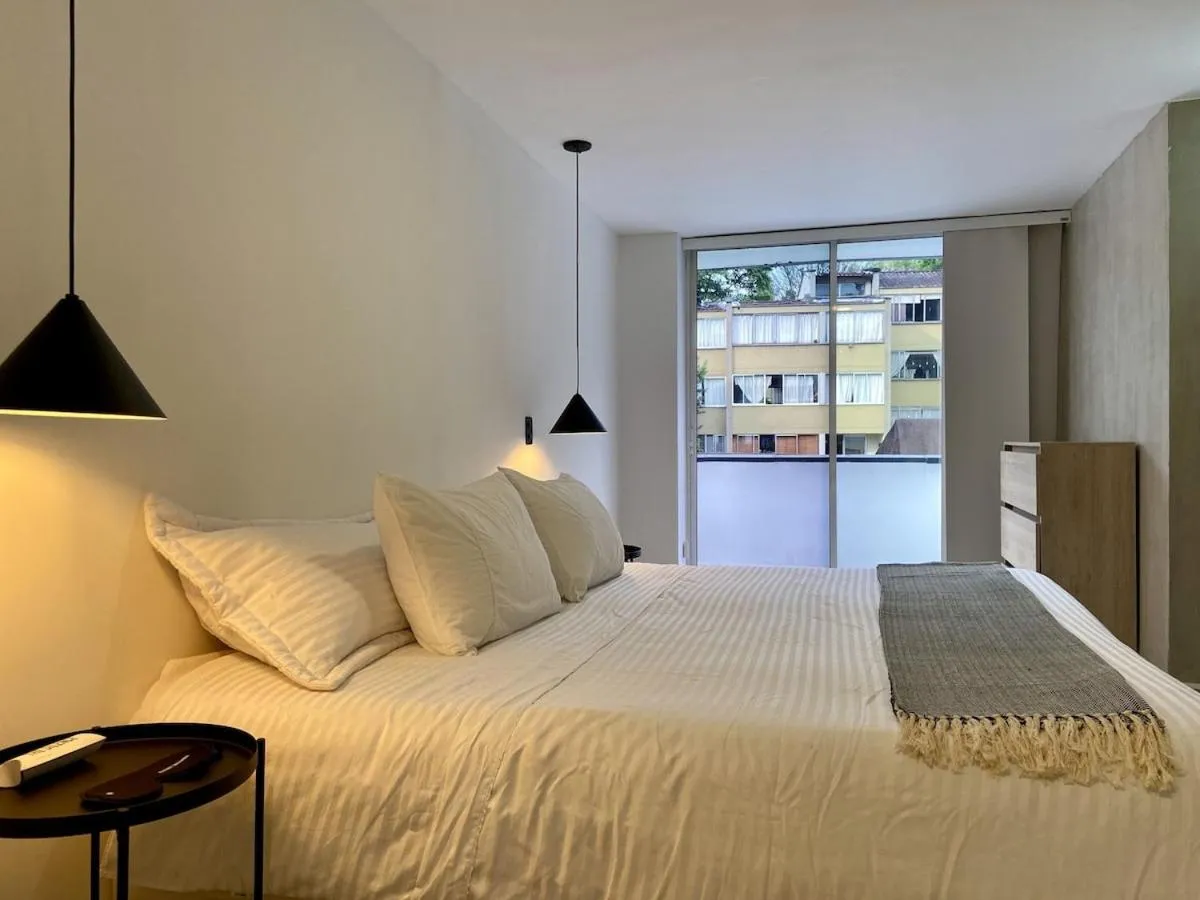 Bed in Hotel Santa Ana Medellin