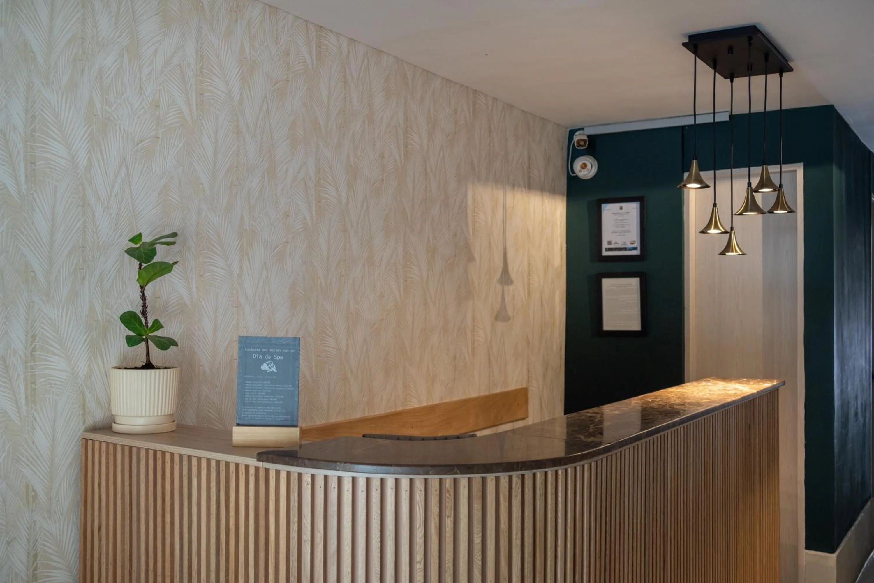 Lobby or reception in Hotel Santa Ana Medellin