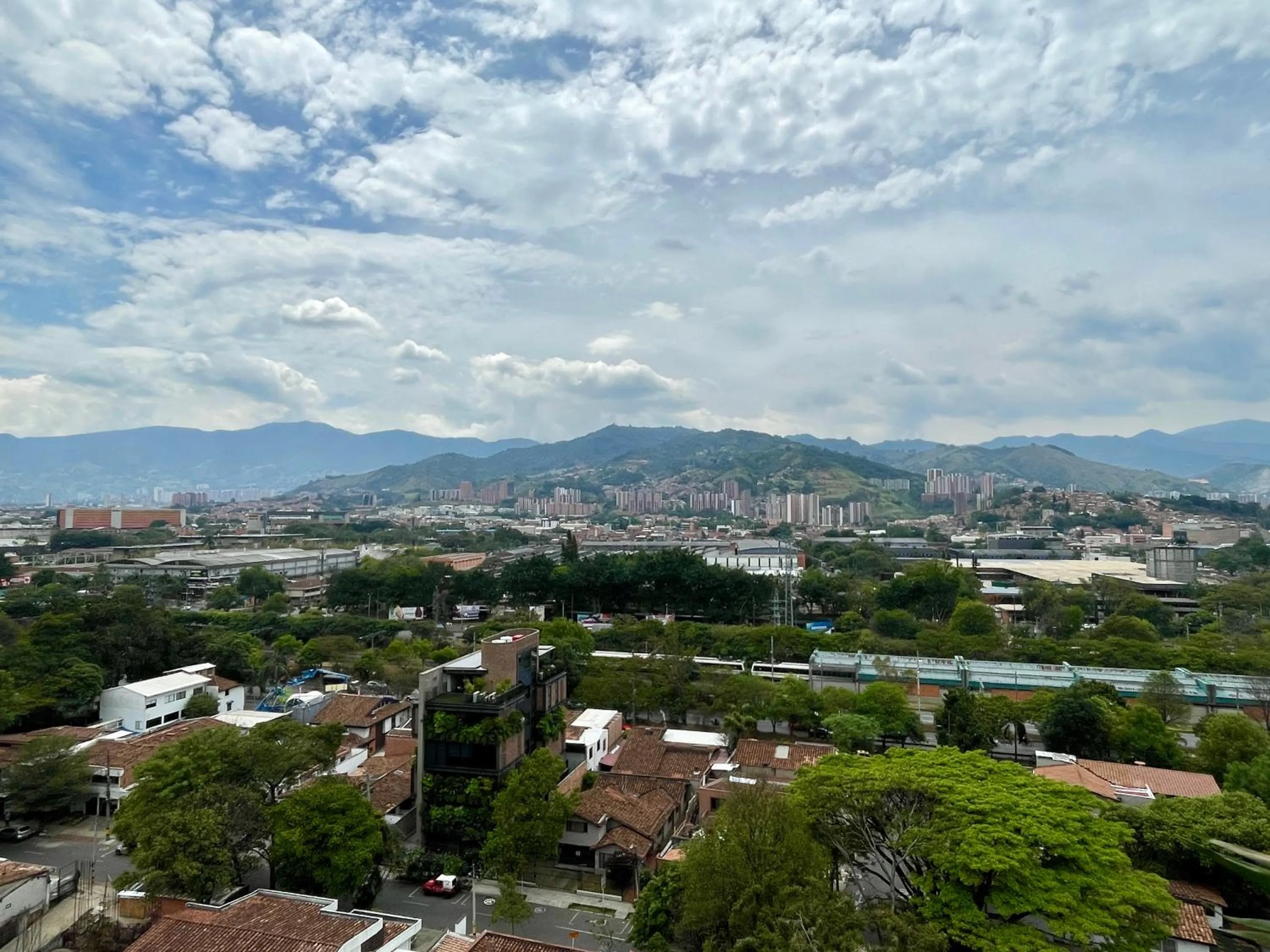 Natural landscape in Hotel Santa Ana Medellin