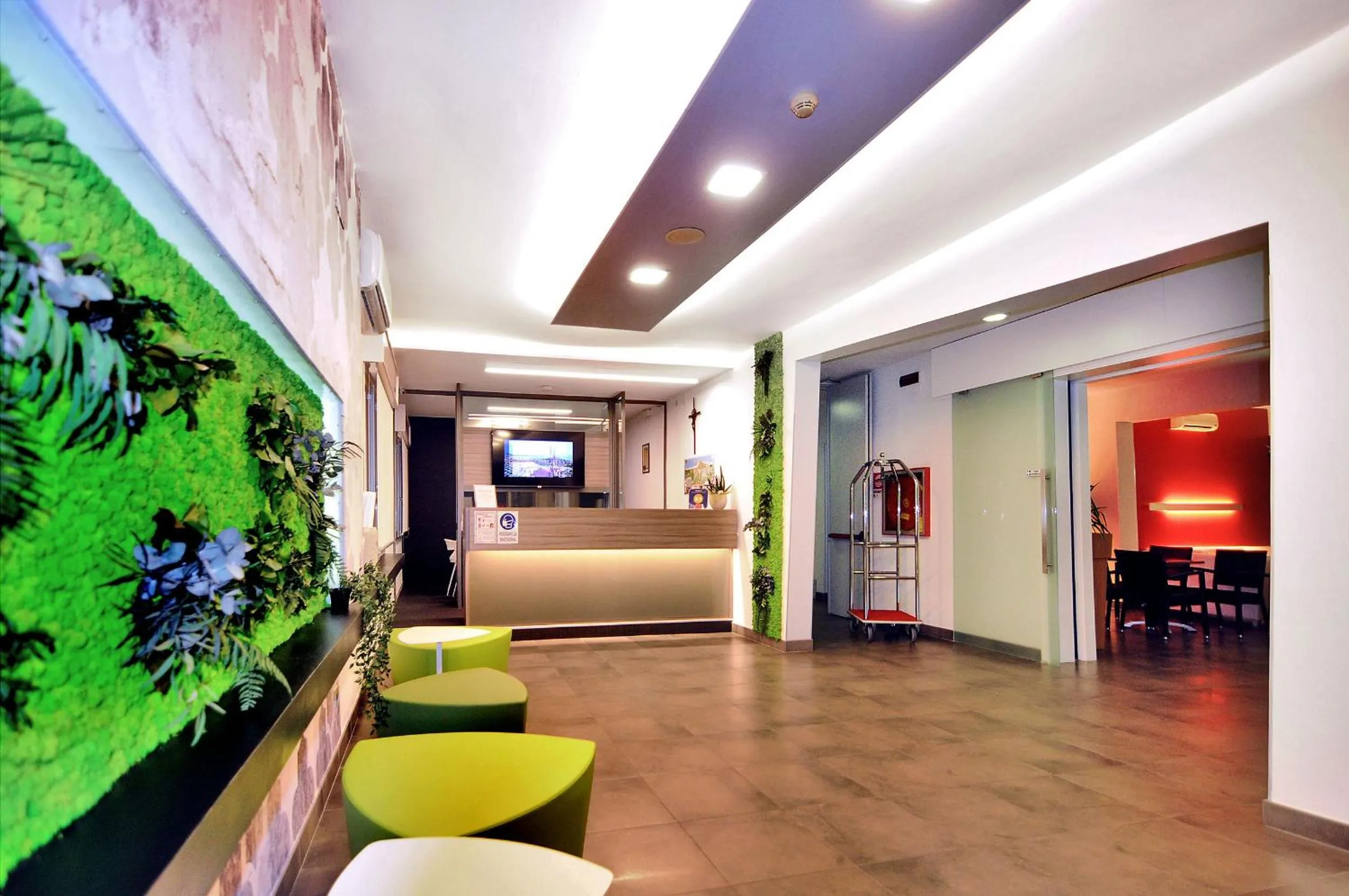 Lobby or reception in Hotel Nederland