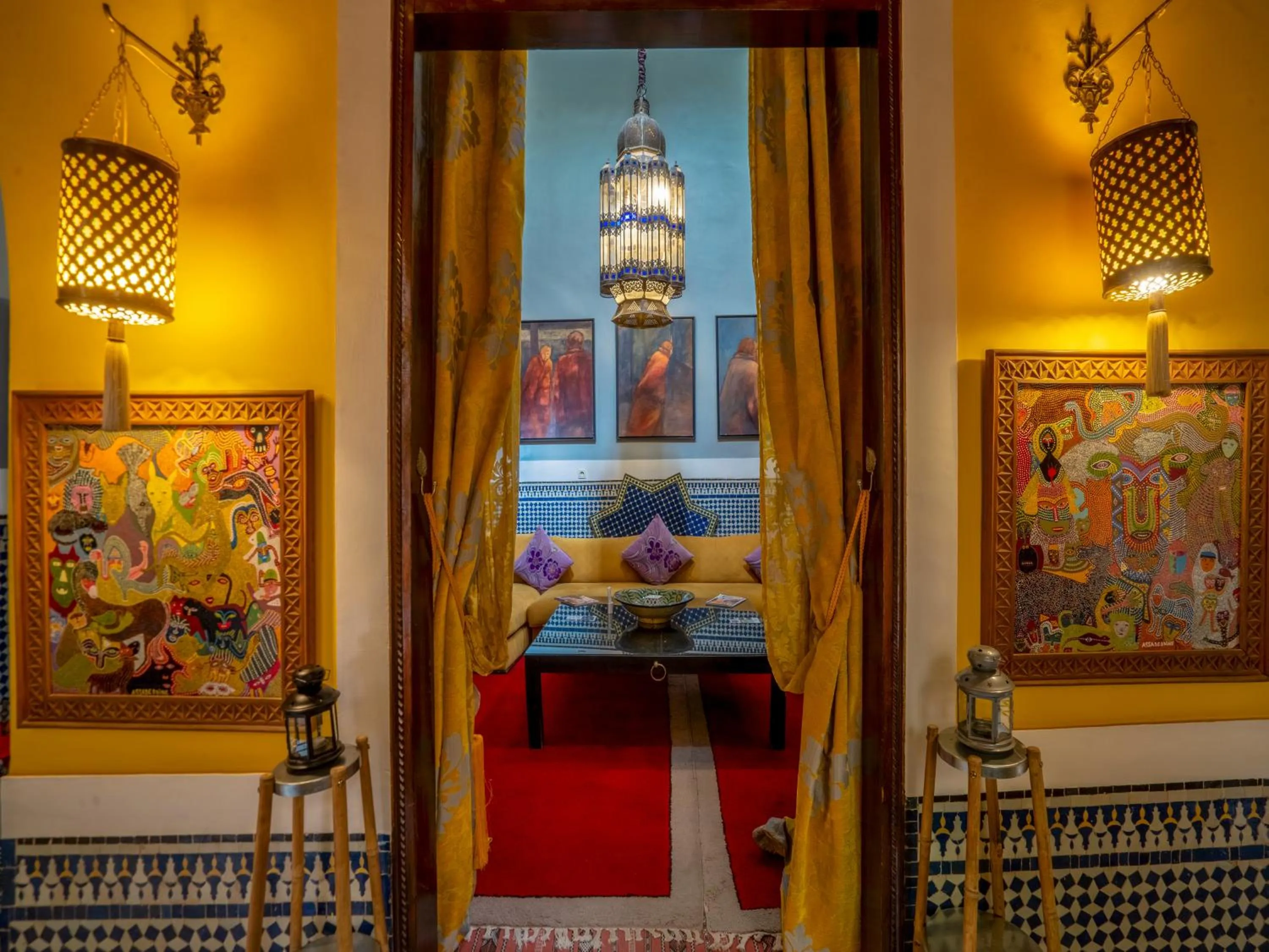 Decorative detail in Riad Ines Home