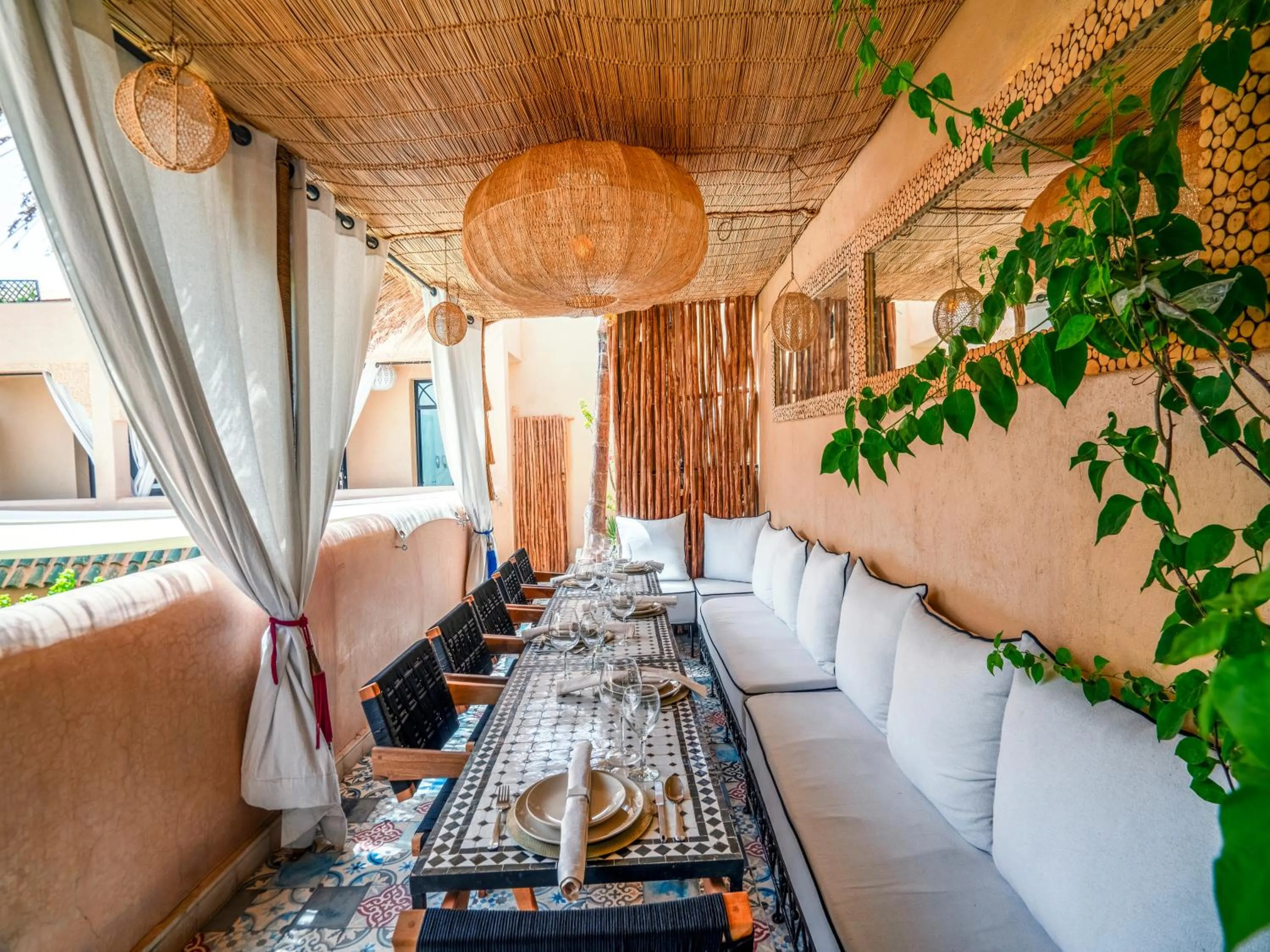 Balcony/Terrace in Riad Ines Home