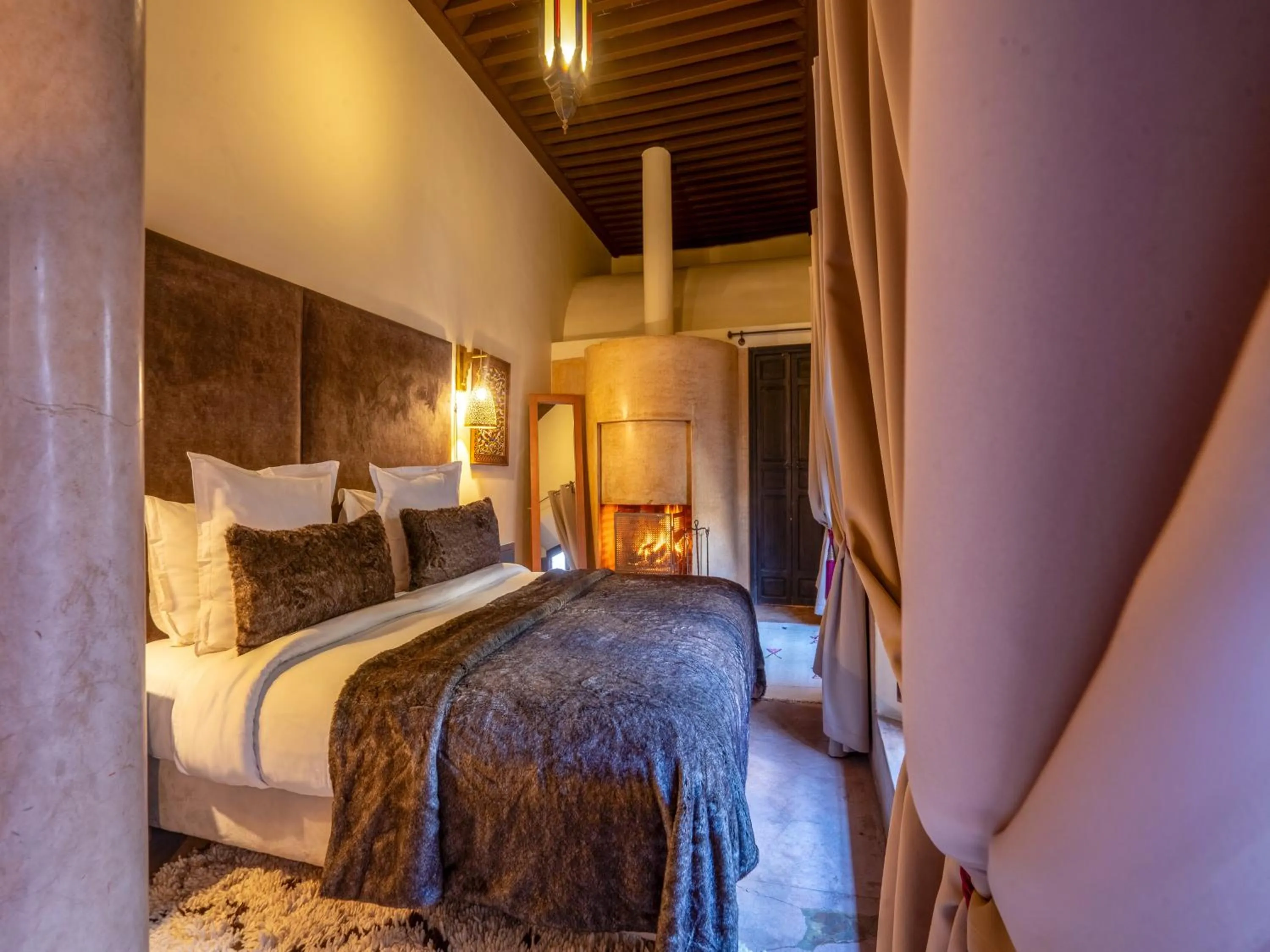 Bed in Riad Ines Home