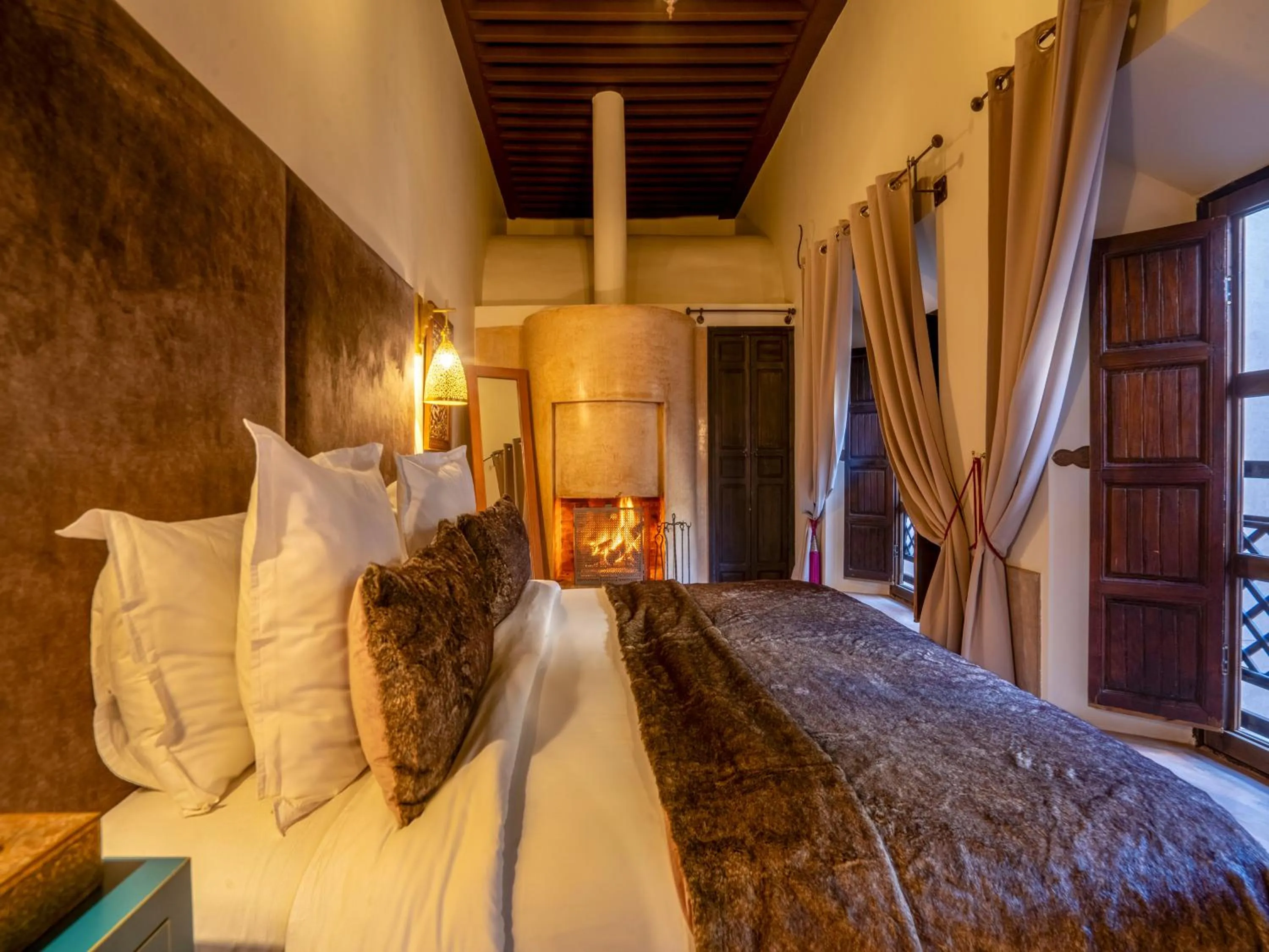 Bed in Riad Ines Home