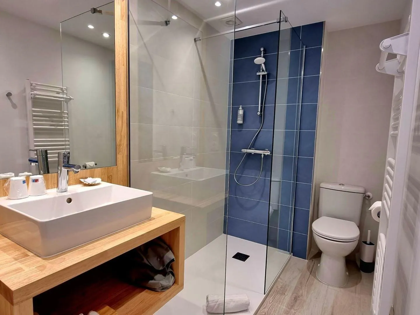 Shower in Hôtel Île de Lumière