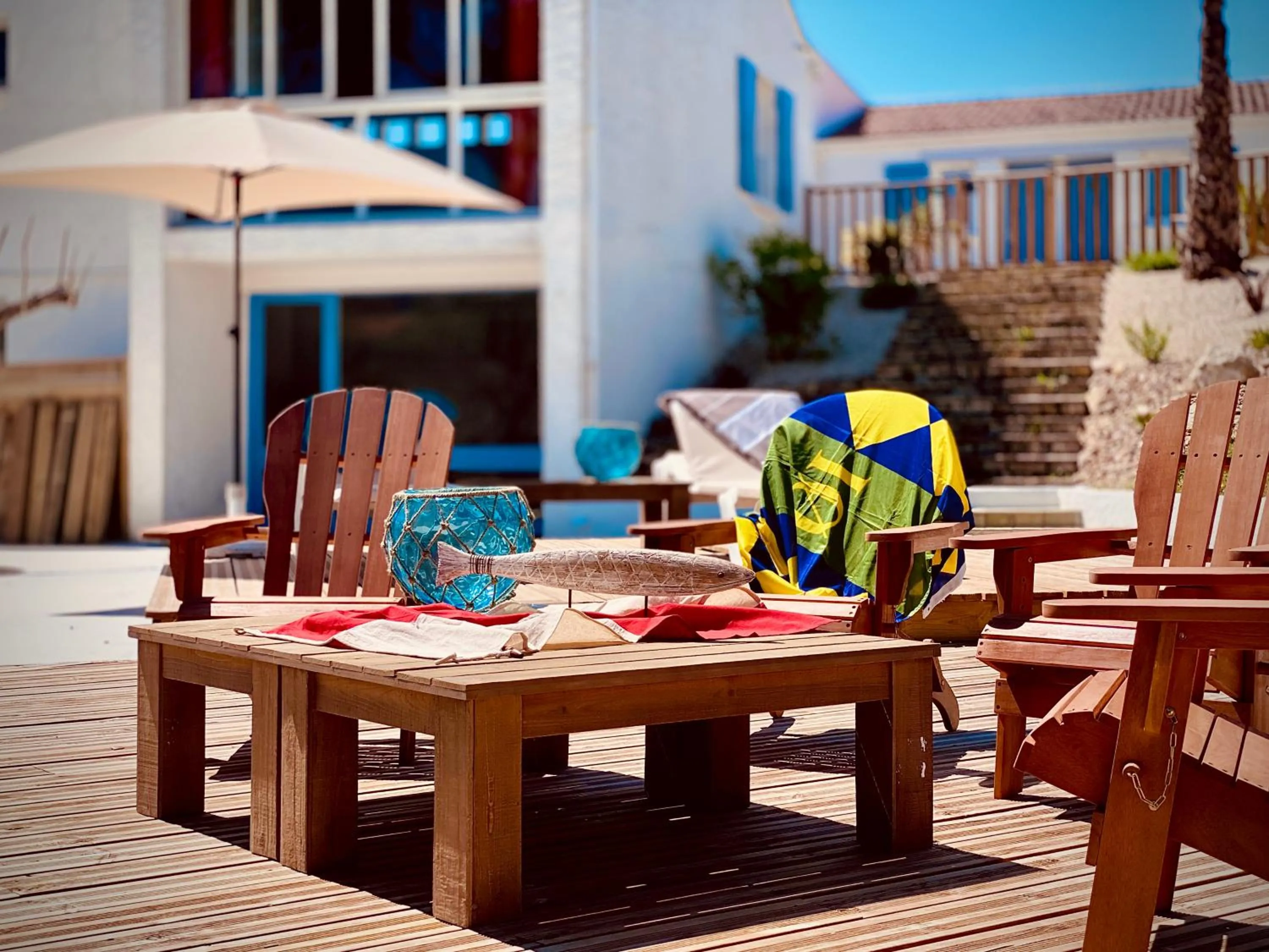 Swimming pool in Hôtel Île de Lumière