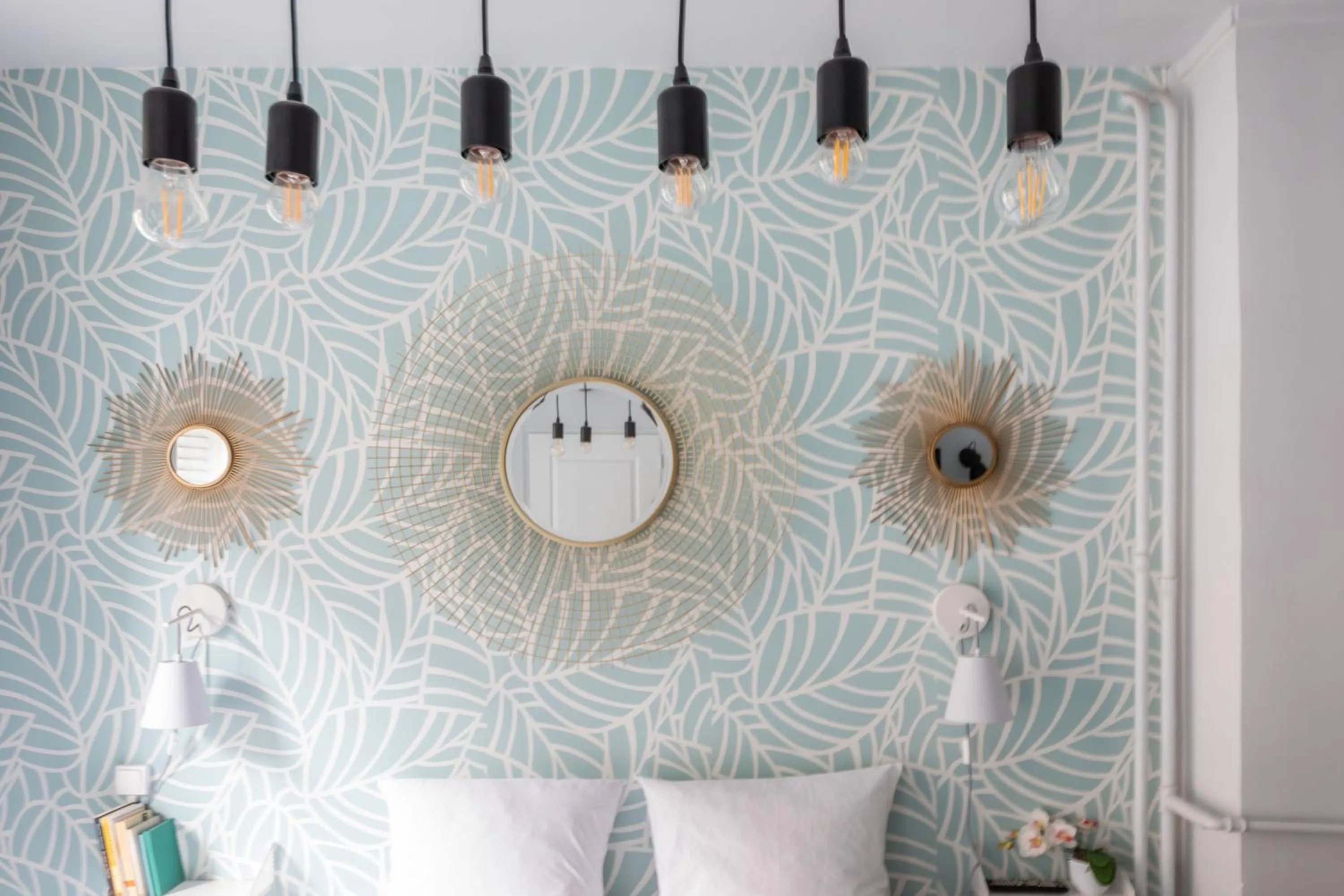 Decorative detail, Bed in WS Louvre - Etienne Marcel