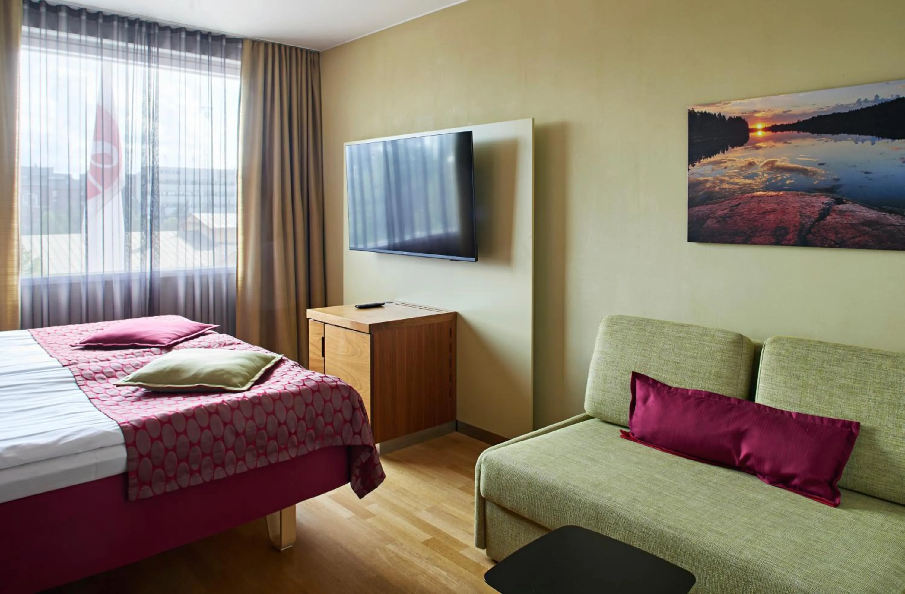 Bedroom, Bed in Original Sokos Hotel Alexandra Jyväskylä