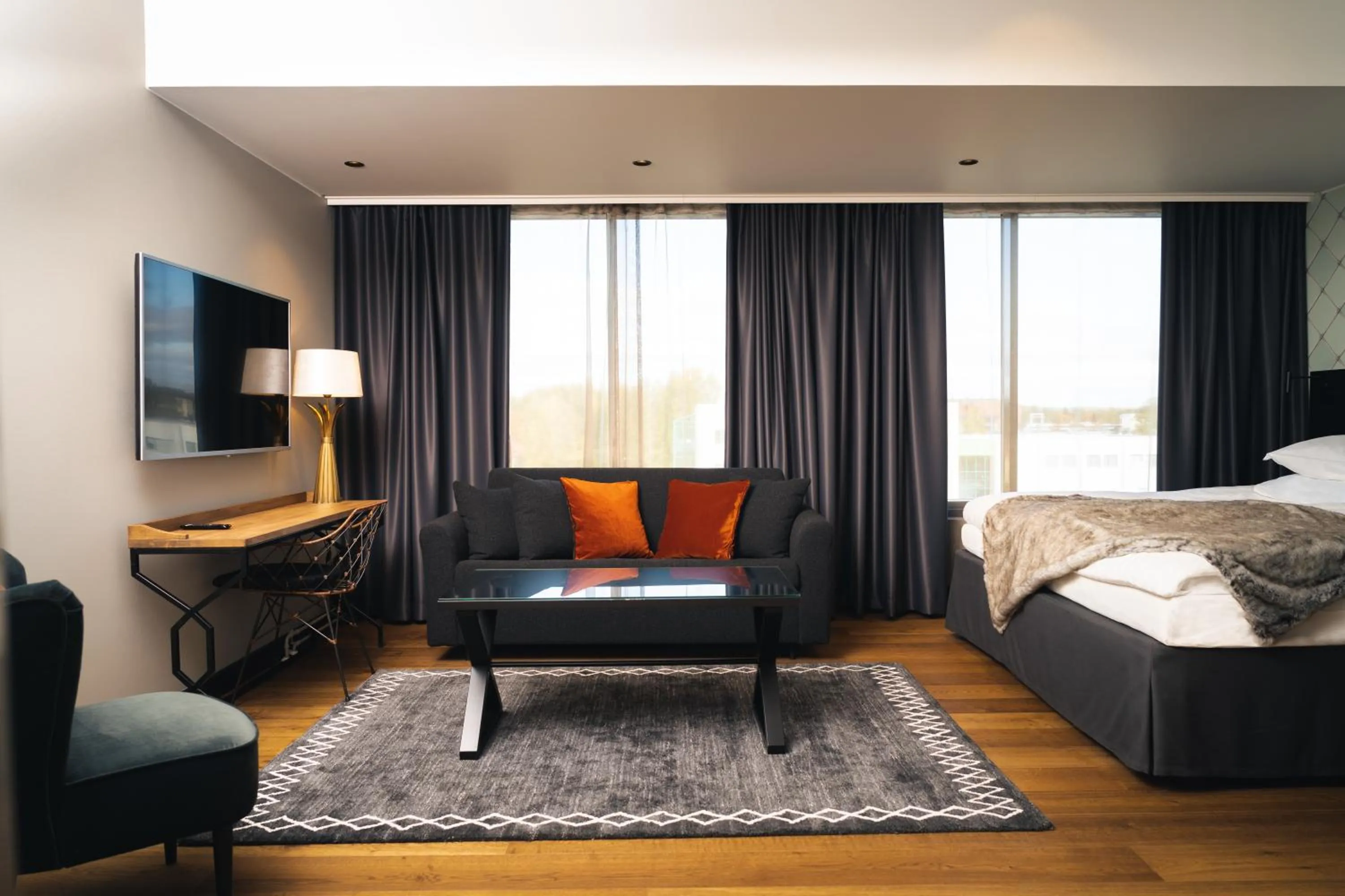 Bedroom, Bed in Original Sokos Hotel Kimmel Joensuu