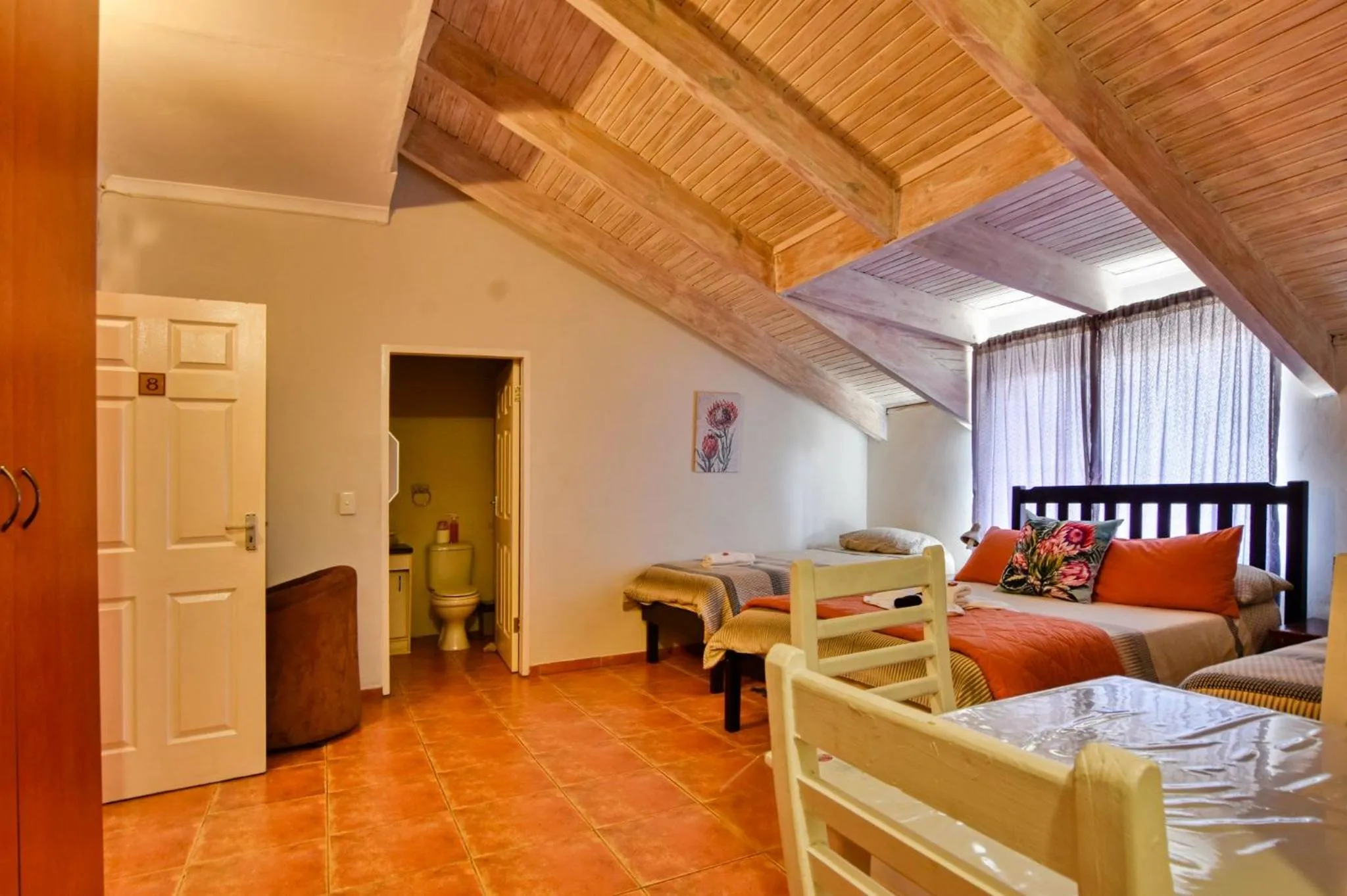 Bed in Anandi Guesthouse Swakopmund