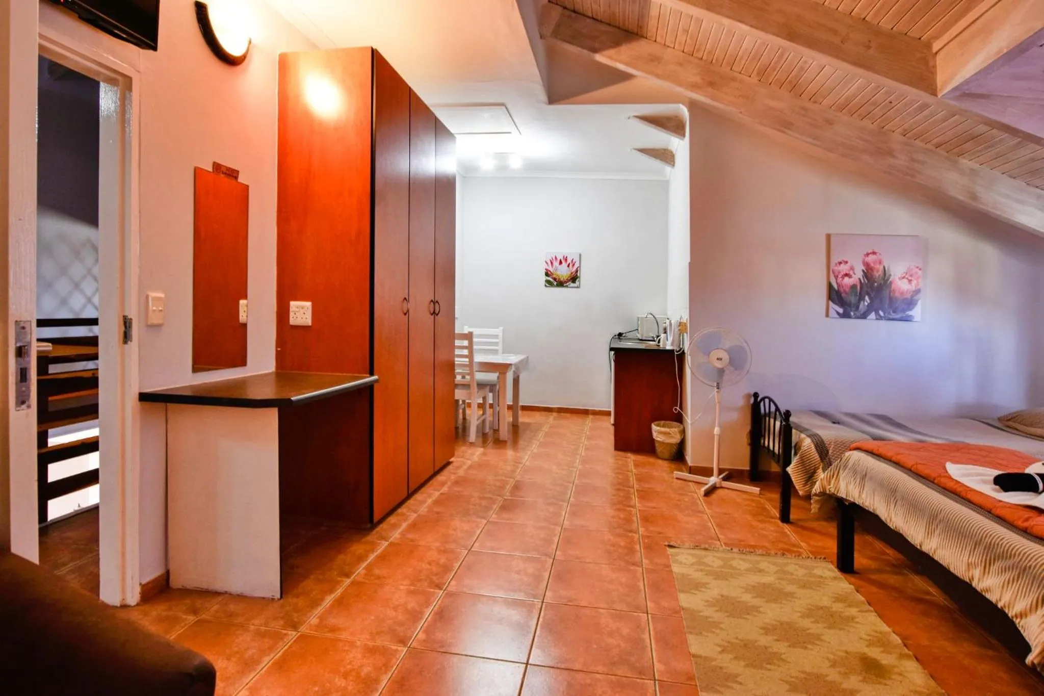 Bed in Anandi Guesthouse Swakopmund